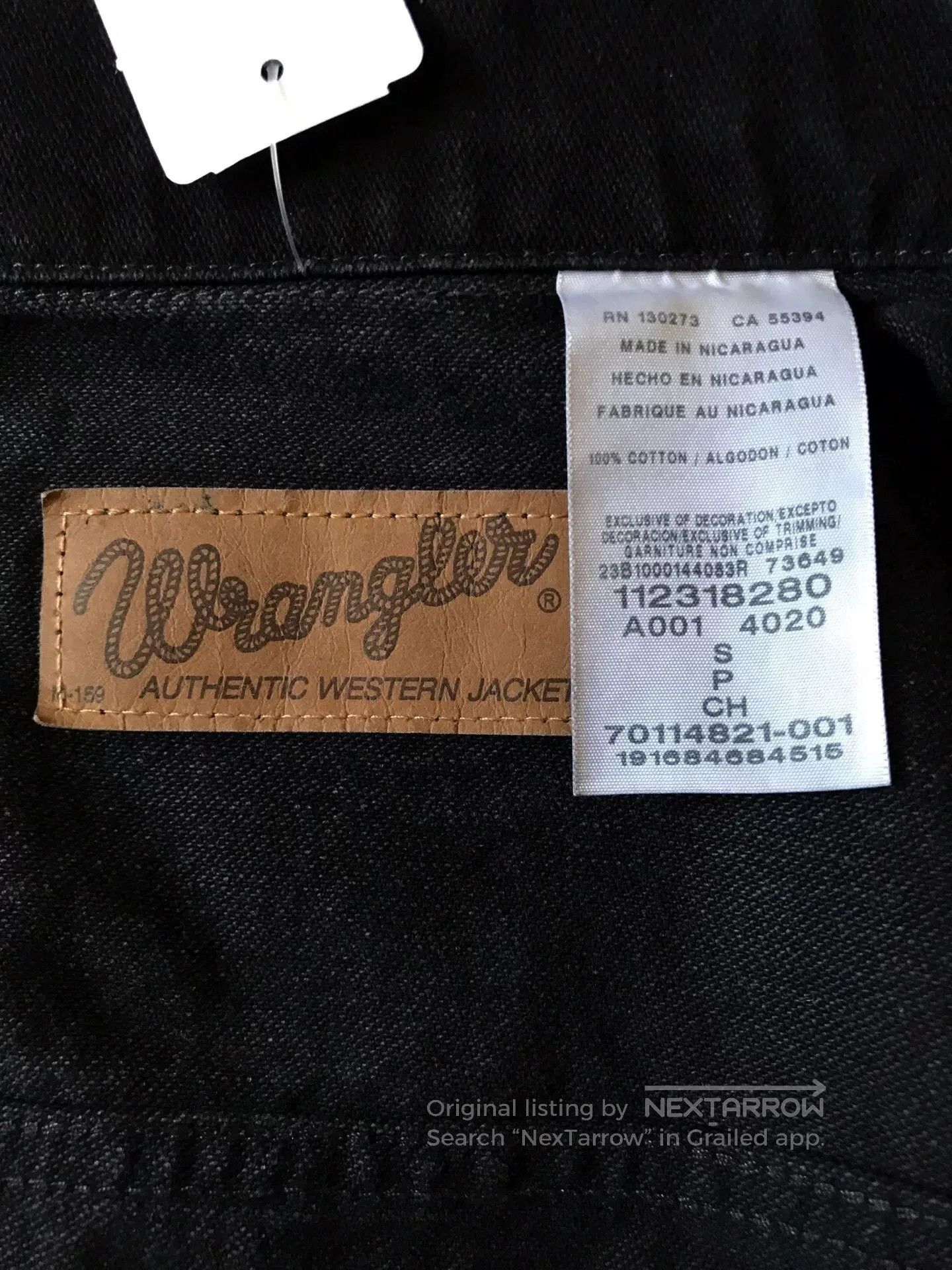 Wrangler Wrangler Western Denim Jacket. Size US S / EU 44-46 / 1 - 9 Thumbnail