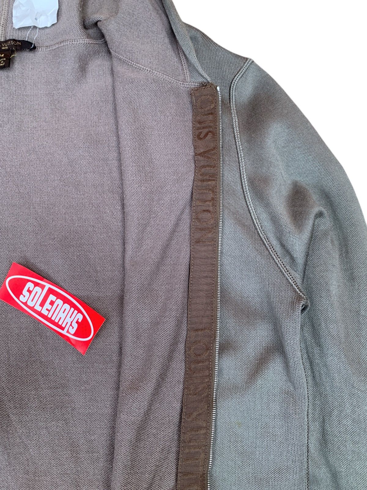 Designer × Louis Vuitton LV blank zip sweatshirt hooded Size US M / EU 48-50 / 2 - 12 Thumbnail