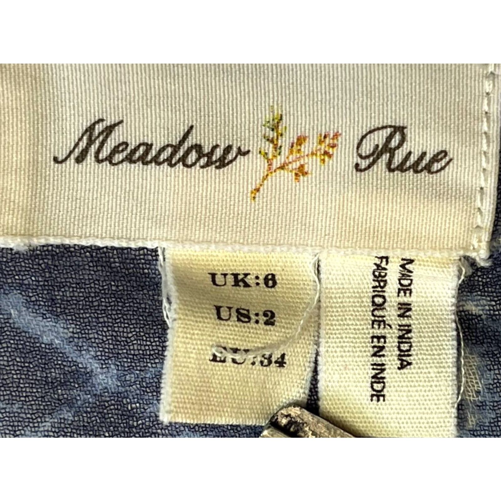 Vintage Readow Rue Meadow Rue Sleeveless Ruched Stretch V-Neck Tie Dye Maxi Dress Size 2 Blue Women Bohemian Dress Maxi Size XS / US 0-2 / IT 36-38 - 5 Thumbnail