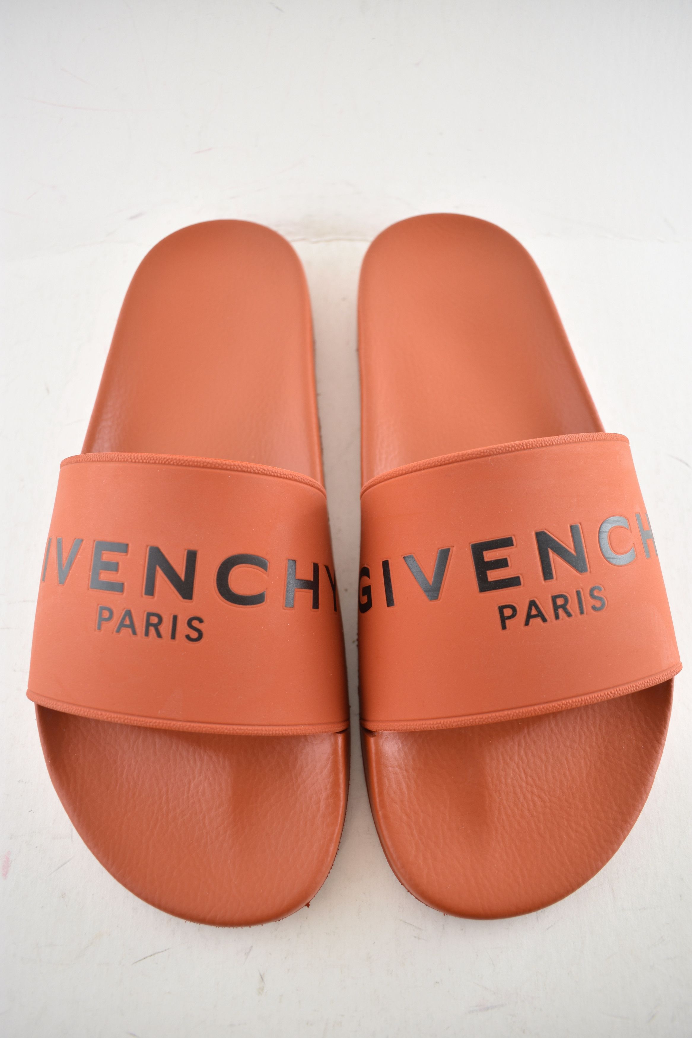 Givenchy Paris Black Logo Rubber Pool Slide Sandal Flip Flop 44 11 Size US 11 / EU 44 - 5 Thumbnail