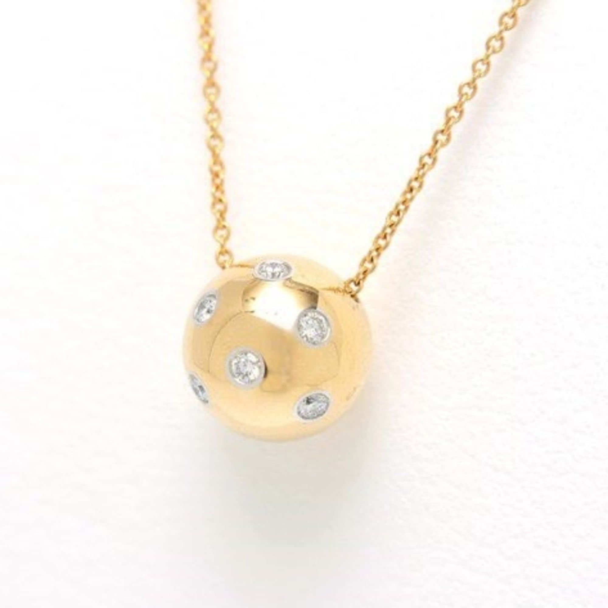Tiffany & Co. Tiffany & Co. Dots Ball Necklace, 6 Diamonds, 18K Yellow Gold (Pt950), 40 cm, Item No. 20251018-2 Size ONE SIZE - 1 Thumbnail