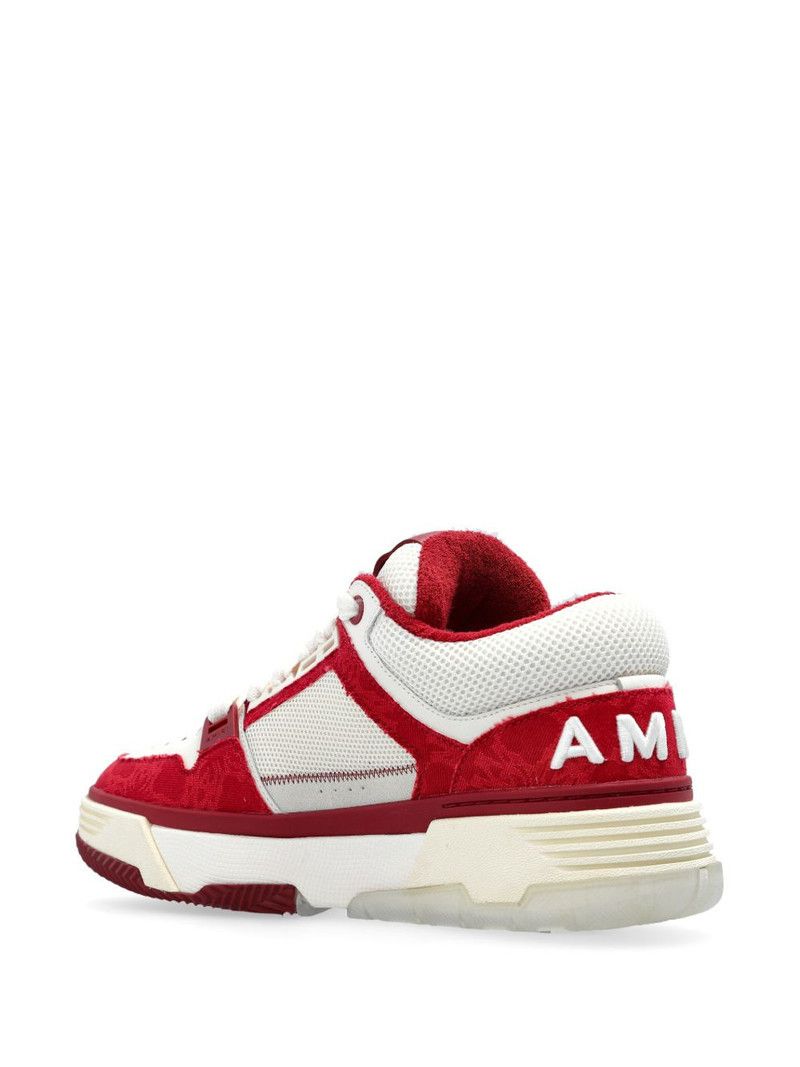 Amiri o1orln0326 MA Quad Sneakers in White/Red Size US 12 / EU 45 - 3 Thumbnail