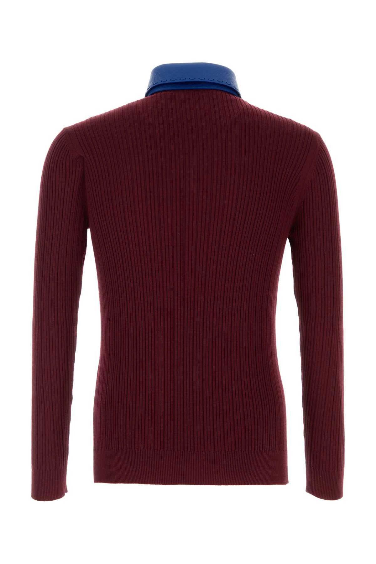 Fendi o1s1wg110226 Polo Shirt in Burgundy/Blue Size US S / EU 44-46 / 1 - 2 Thumbnail