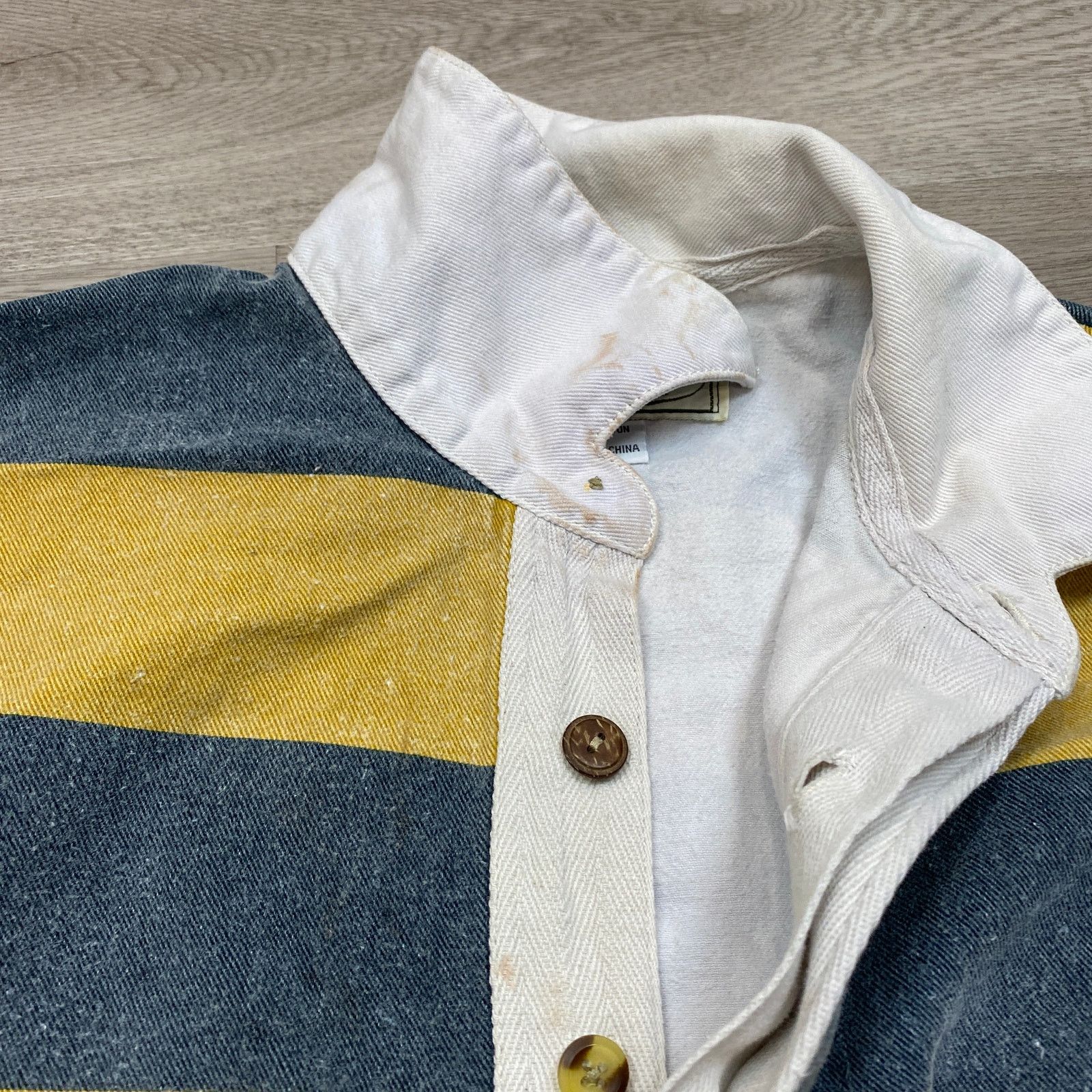 Other S.C. Duds PCH Striped Rugby Long Sleeve Polo Shirt Large Size US L / EU 52-54 / 3 - 10 Thumbnail