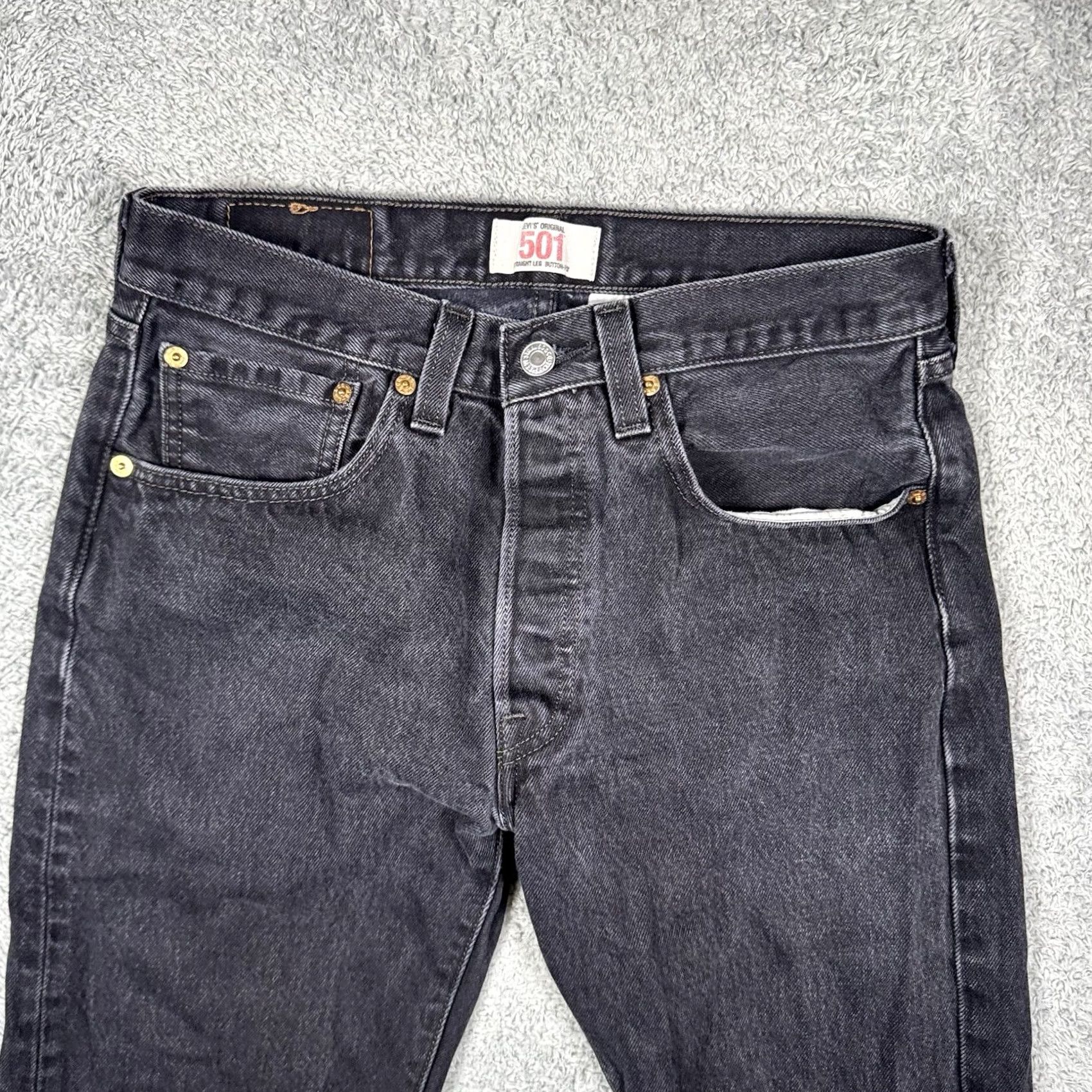 Levi's VINTAGE Levi's 501 XX Jeans Men 30x33 Straight Button Fly Grunge 90s Y2K USA Hood Size US 31 - 3 Thumbnail