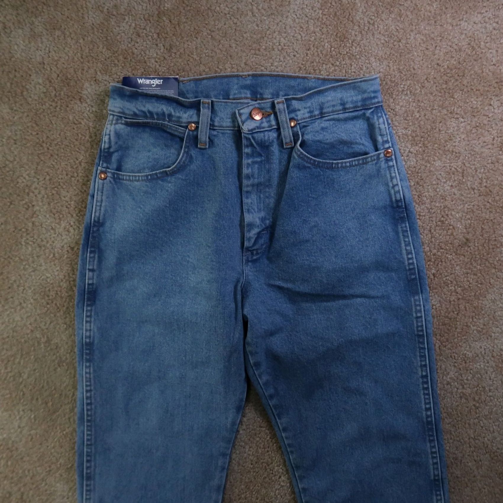 Wrangler Wrangler 13MWZ Cowboy Cut Jeans Bootcut Women Juniors 3x30 Blue Denim Rancher Western Cowboy Size 26" / US 2 / IT 38 - 4 Thumbnail