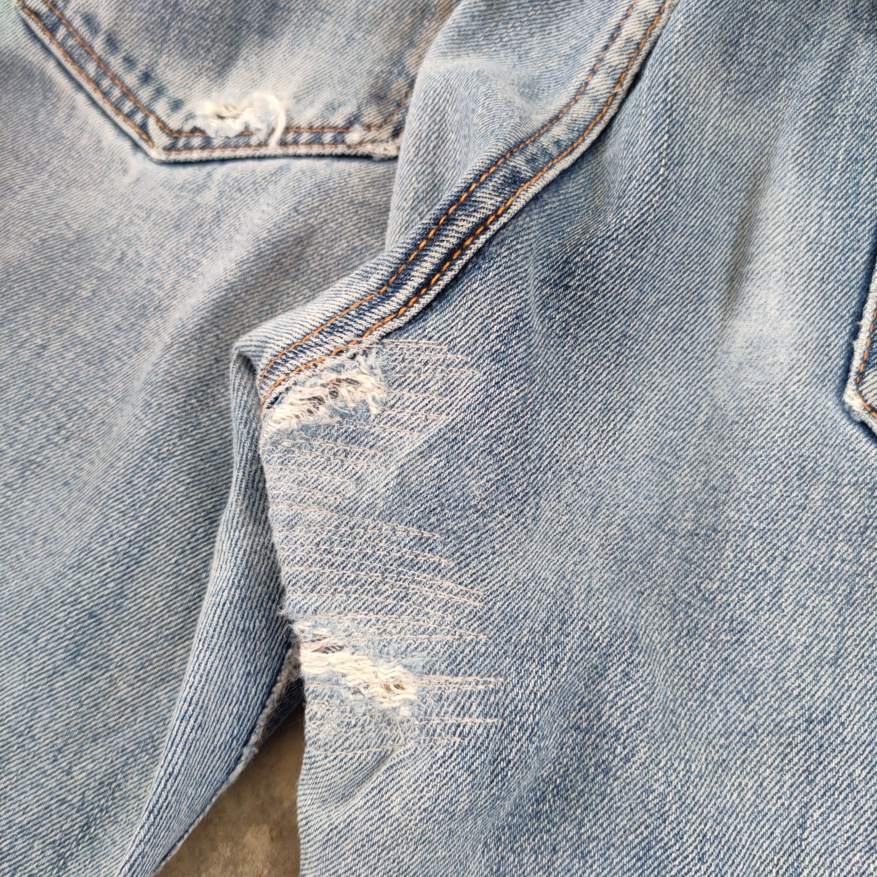Levi's Vintage Clothing # LEVI'S 505 VINTAGE MUD WASH BLUE JEANS DENIM PANTS Size US 30 / EU 46 - 13 Thumbnail
