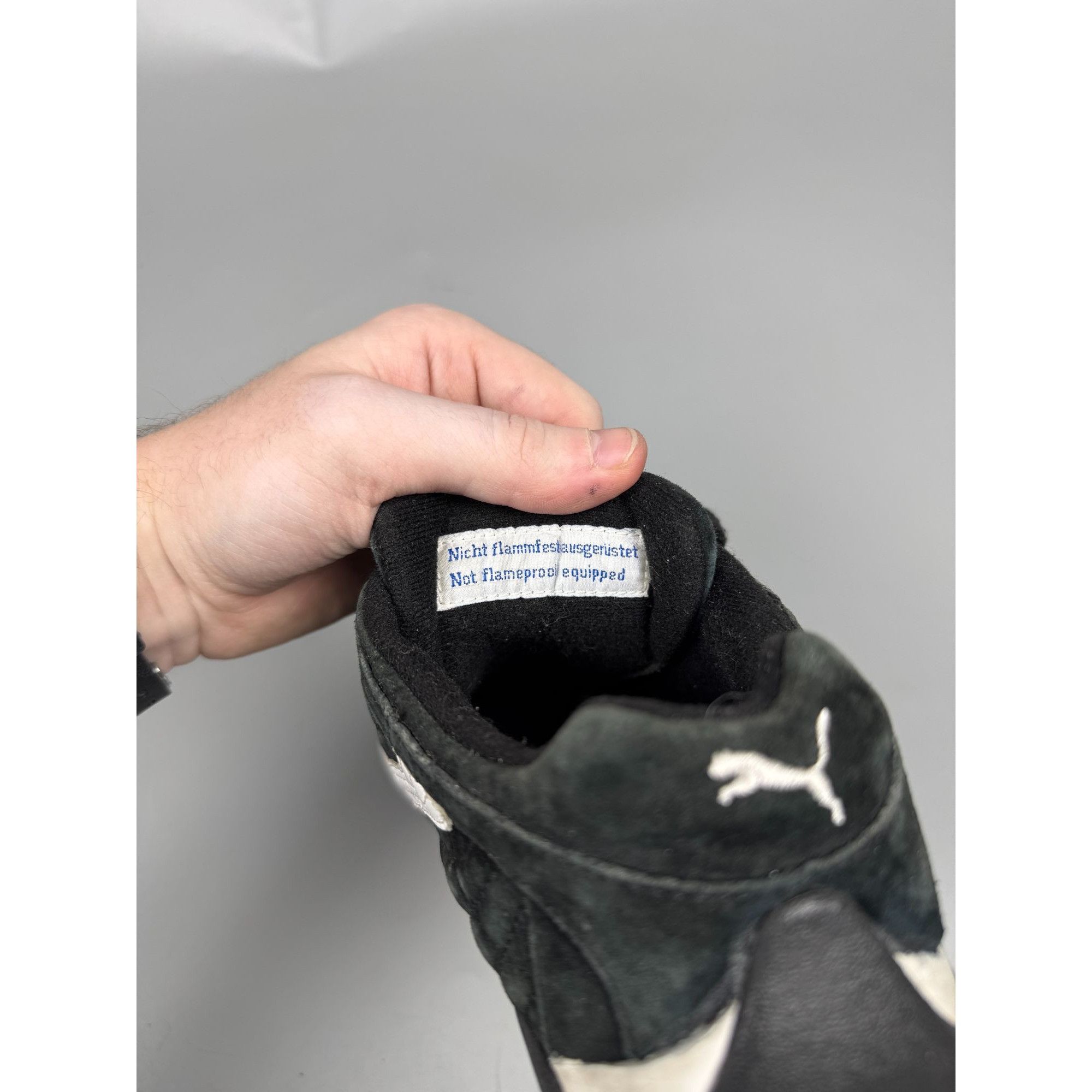 Puma Puma Speed Cat Vintage Black Suede Sneakers (Y1168) Size US 7.5 / EU 40-41 - 12 Thumbnail
