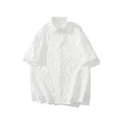 VIBE Summer Fashion Casual Leaf Floral Shirt Size US L / EU 52-54 / 3 - 7 Thumbnail