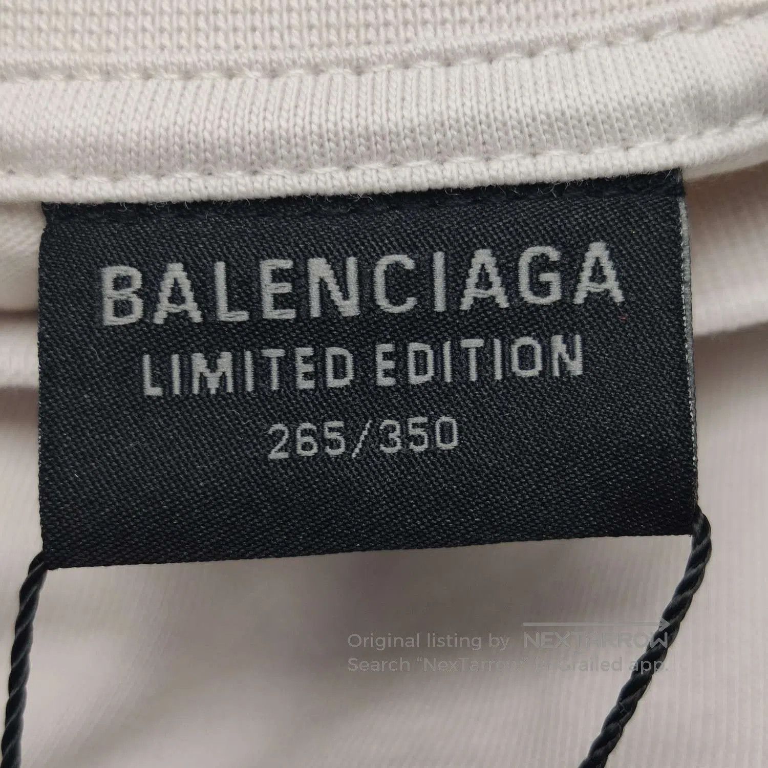 Balenciaga Balenciaga Cotton Logo Crew Neck T-Shirt L. Size US L / EU 52-54 / 3 - 2 Thumbnail