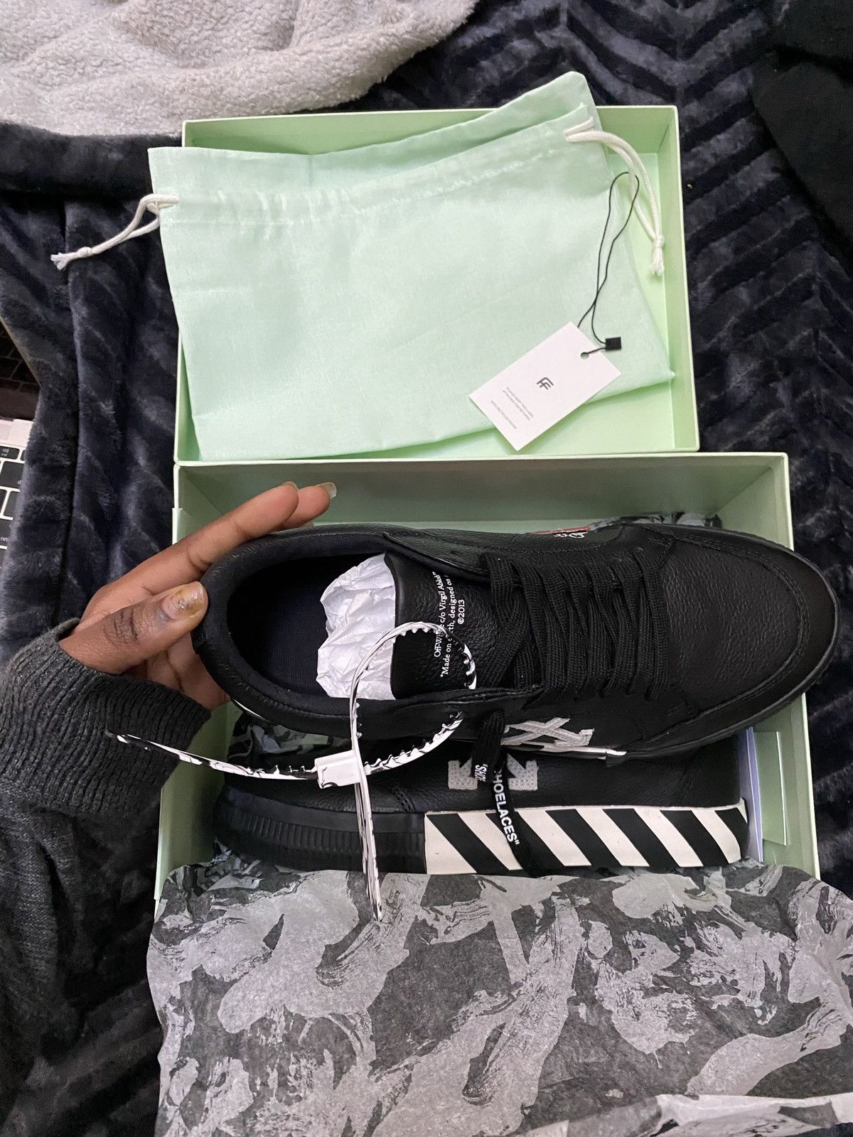 Off-White OFF WHITE LOW VULCANISED CALF LEATHER Size US 7 / EU 40 - 3 Thumbnail
