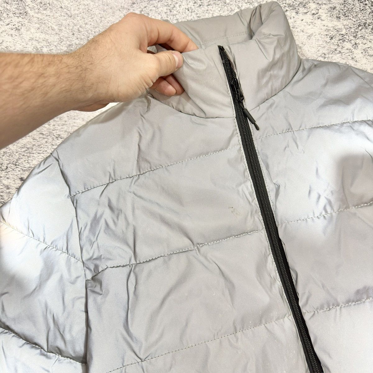 Designer Full Reflective Mens Jacket M size Size US M / EU 48-50 / 2 - 4 Thumbnail