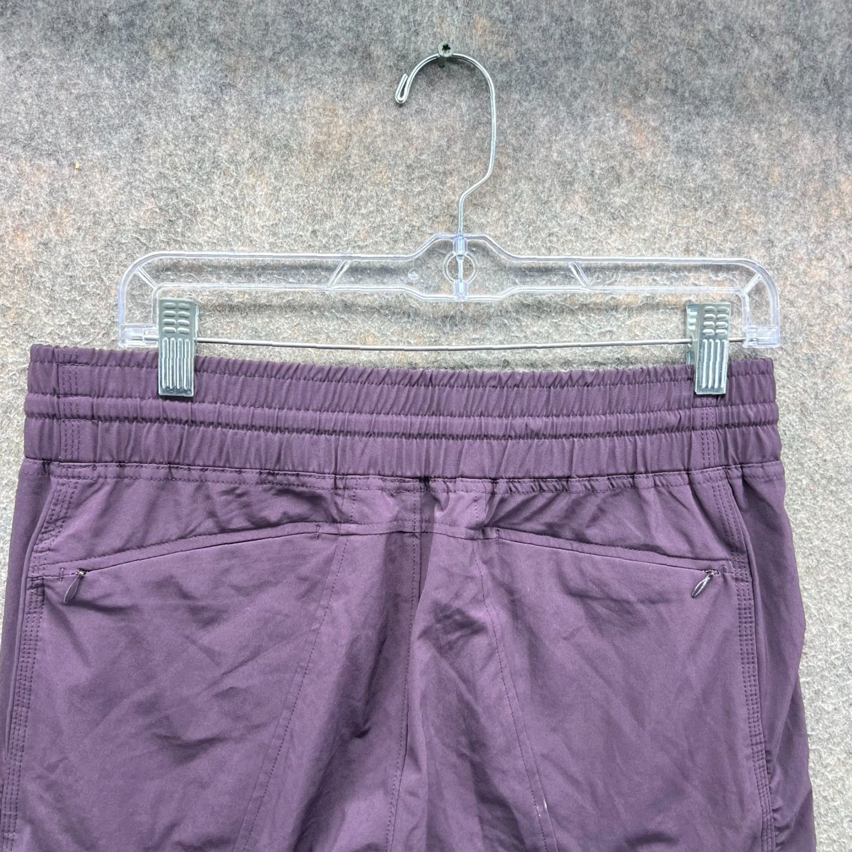 Athleta Athleta Pants Women 6 Purple Ruched Lightweight Jogger Nylon Athletic Size 28" / US 6 / IT 42 - 5 Thumbnail