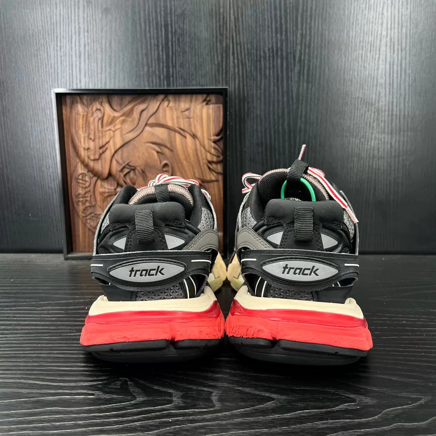 Balenciaga Balenciaga Track Black Red 38 Size US 8 / IT 38 - 8 Thumbnail