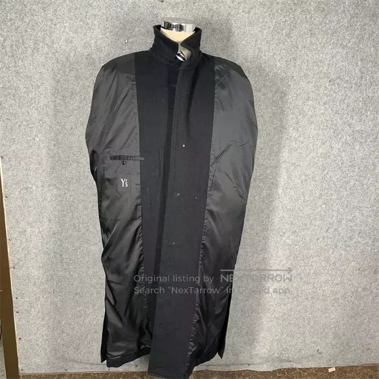 Y's Y's Irregular runway style fake two-piece Cape long wool c Size US XXL / EU 58 / 5 - 6 Thumbnail