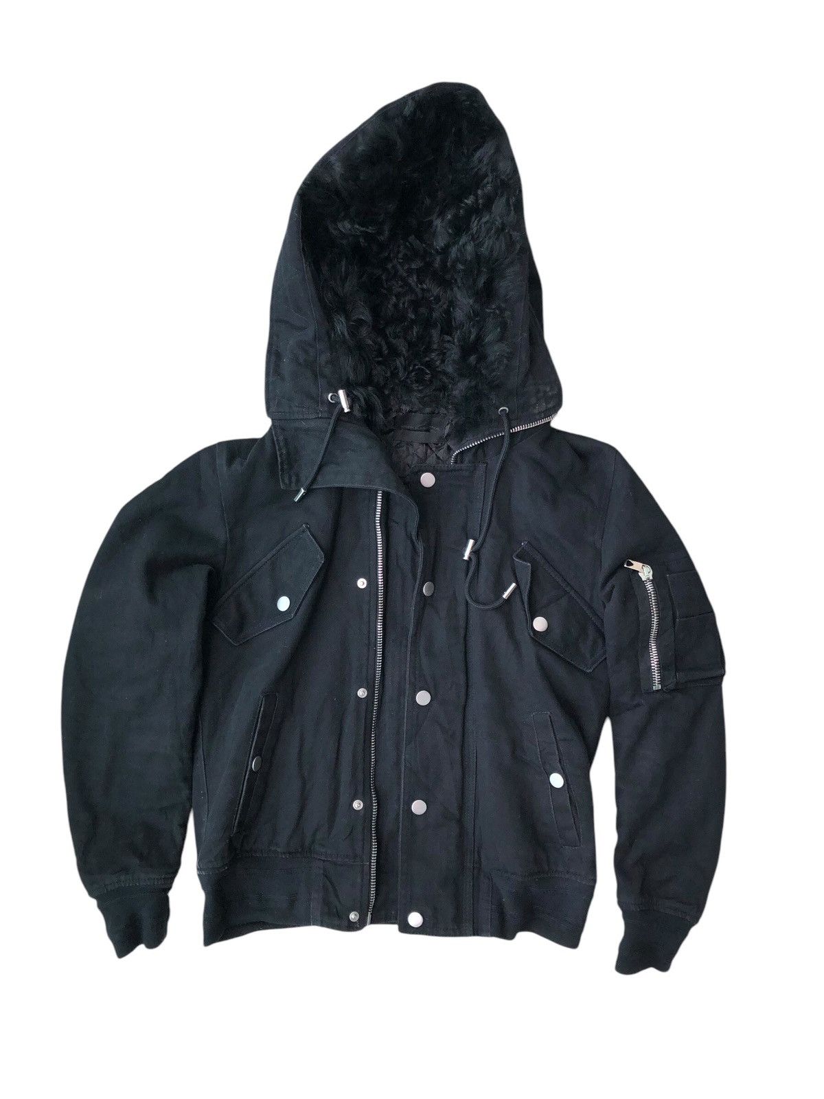 Diesel Black Gold Diesel Black Gold fur hoodie jacket Size US M / EU 48-50 / 2 - 2 Thumbnail