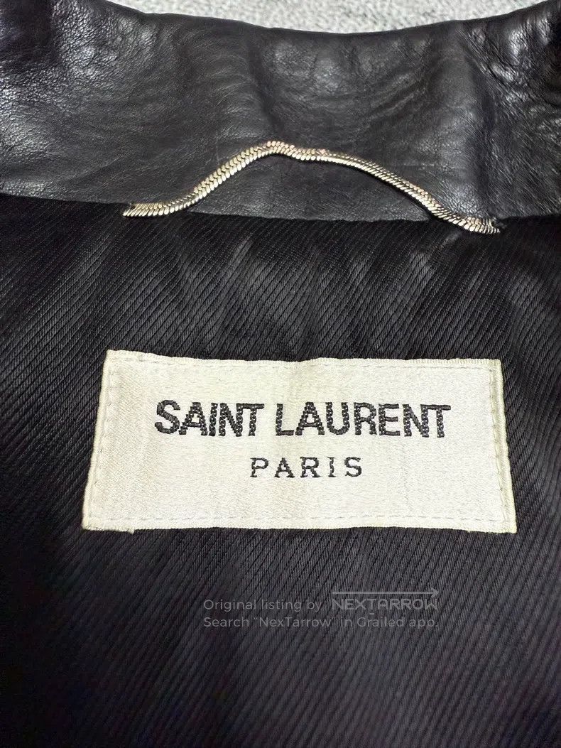 Saint Laurent Paris Saint Laurent Paris Cowhide Leather Jacket Size US S / EU 44-46 / 1 - 3 Thumbnail