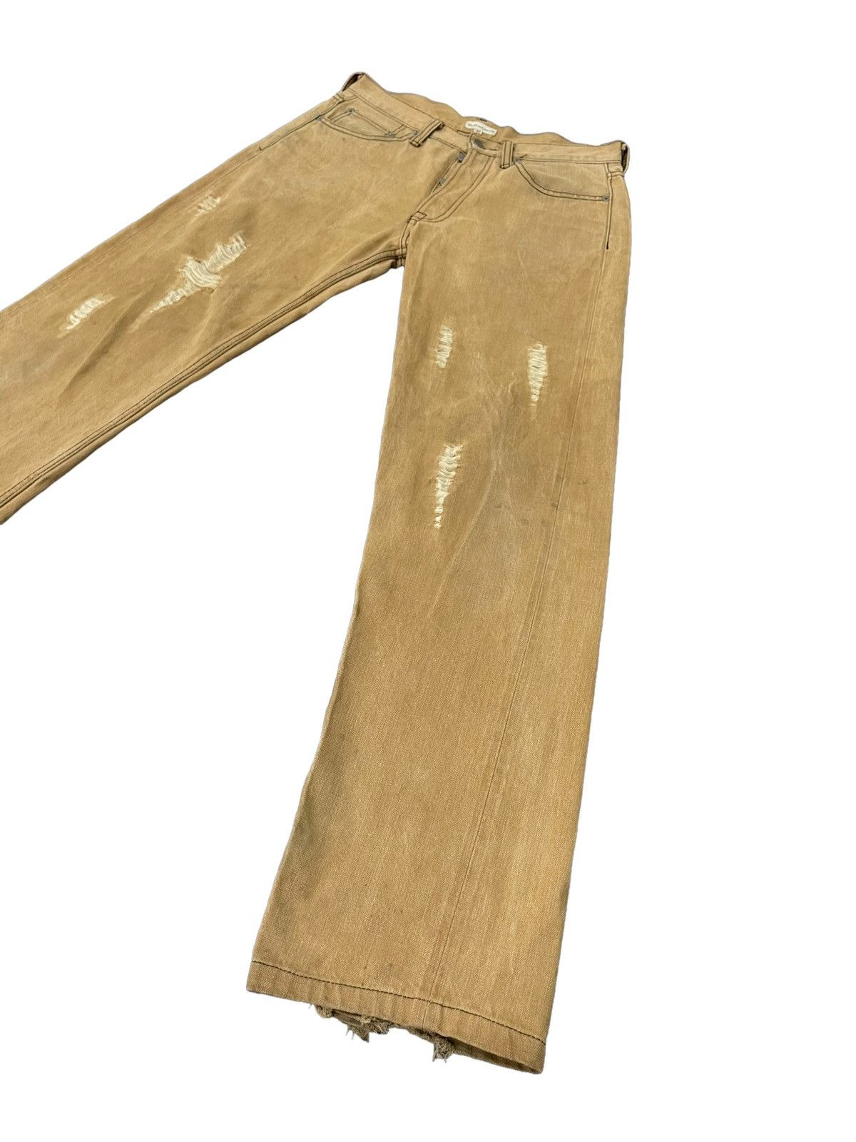 Dries Van Noten Dries Van Noten Dirty Distress Denim Regular Fit 8🟦5 Size US 30 / EU 46 - 3 Thumbnail