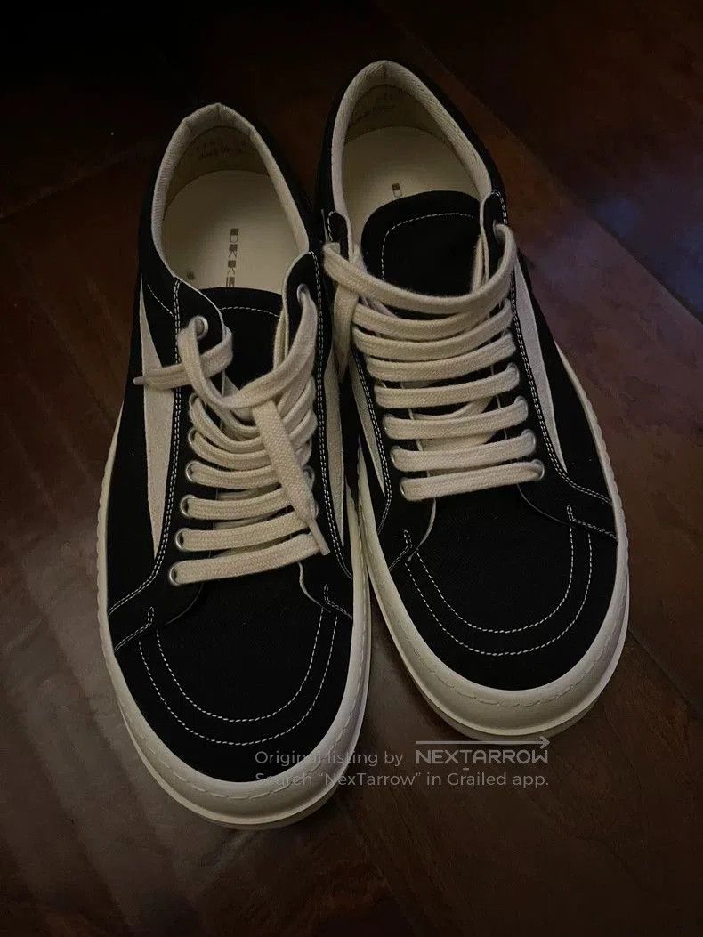 Rick Owens Rick Owens Canvas Sneakers with Cream Soles. Size US 10.5 / EU 43-44 - 5 Thumbnail