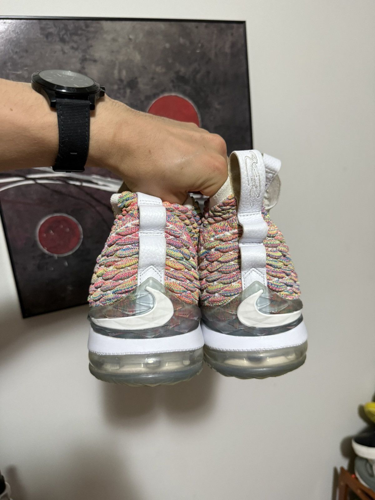 Nike Nike Lebron James 15 Fruity Pebbles size us 14 multicolor Size US 14 / EU 47 - 4 Thumbnail
