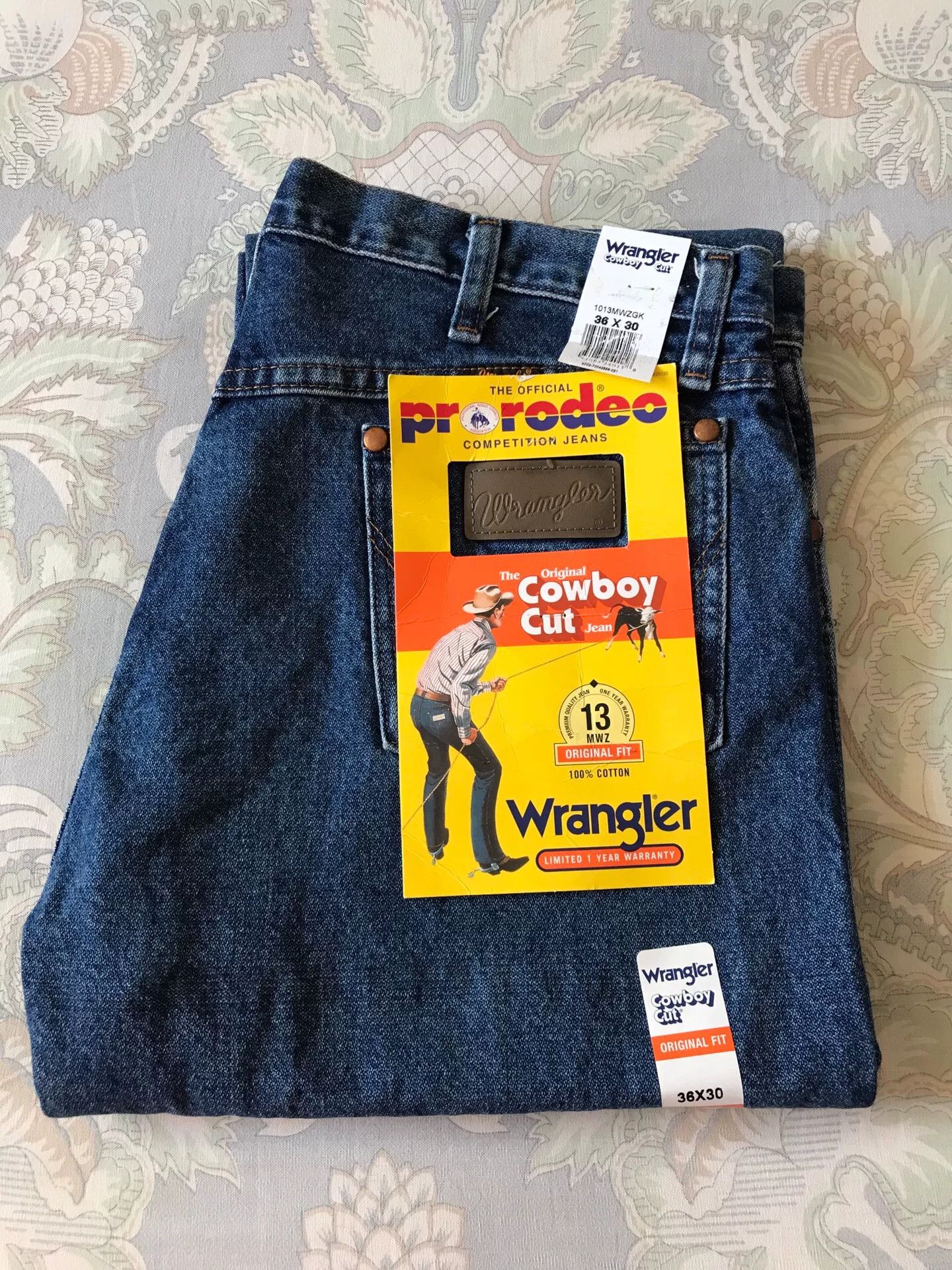 Wrangler Wrangler 13MWZ Jeans W36L30 Size US 36 / EU 52 - 1 Thumbnail