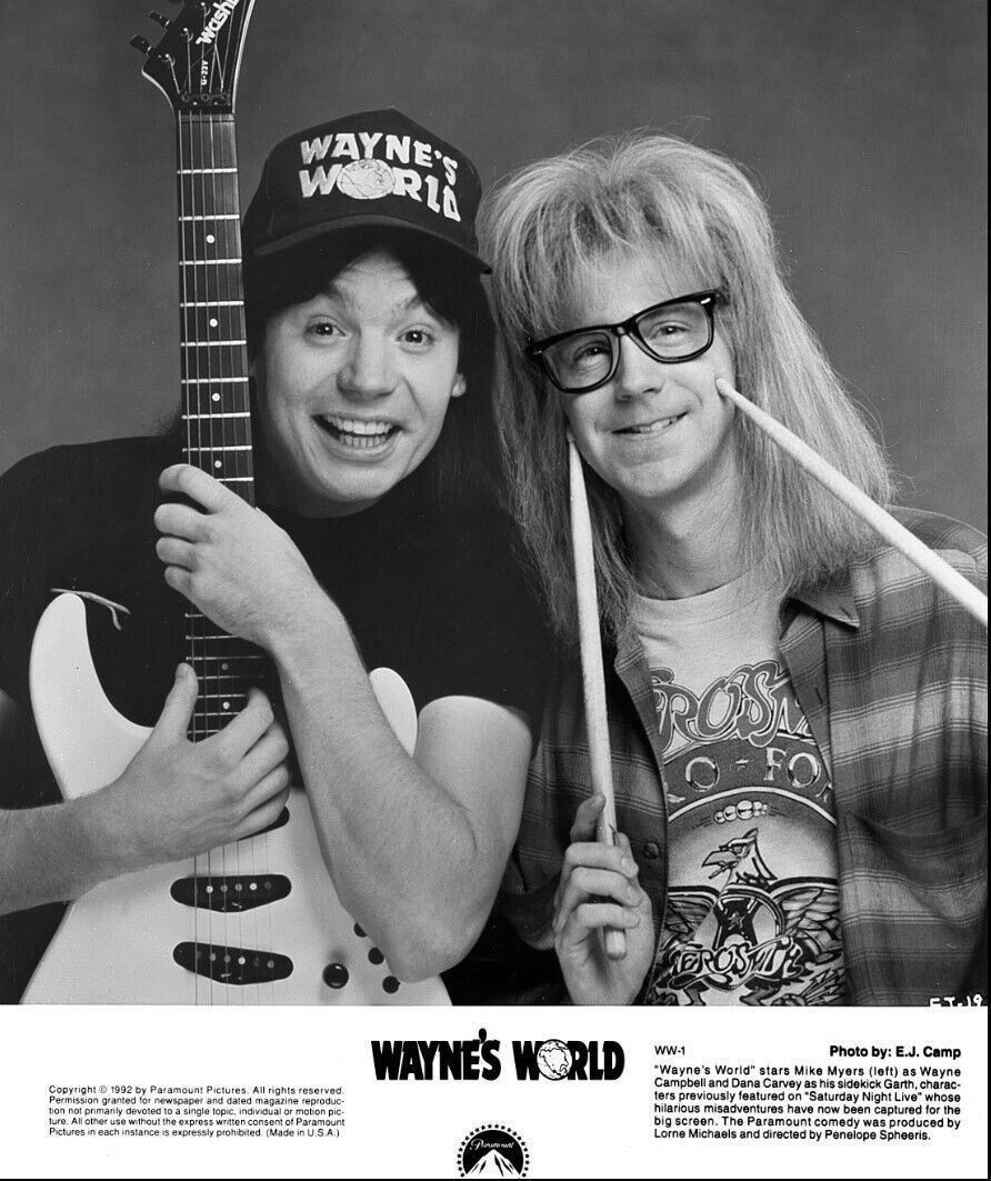 Vintage VINTAGE 90S WAYNE’S WORLD MOVIE T-SHIRT Size US XL / EU 56 / 4 - 7 Thumbnail