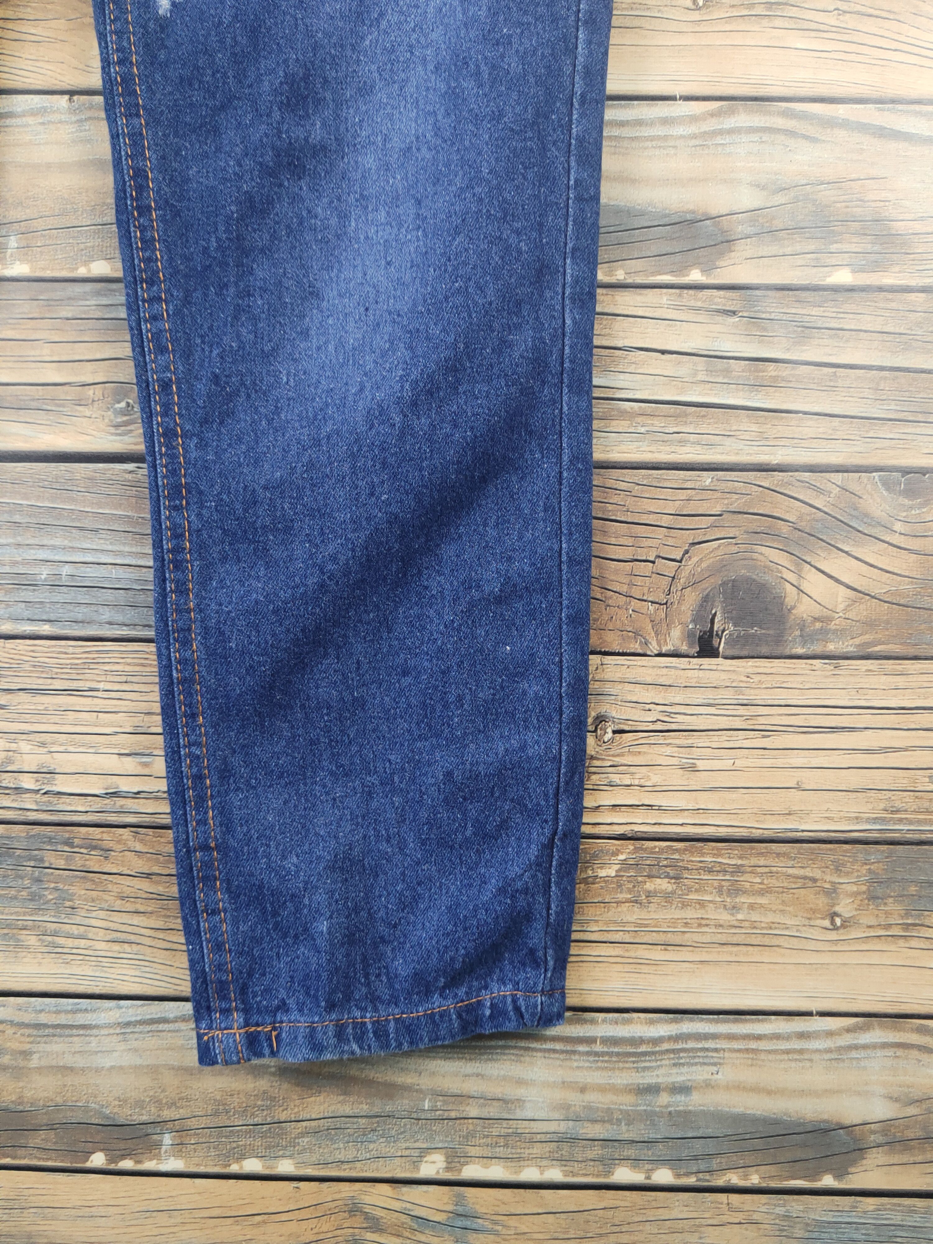Japanese Brand × Vintage Vintage Japanese Brand Dark Blue Denim Jumpsuits Size 35" - 11 Thumbnail