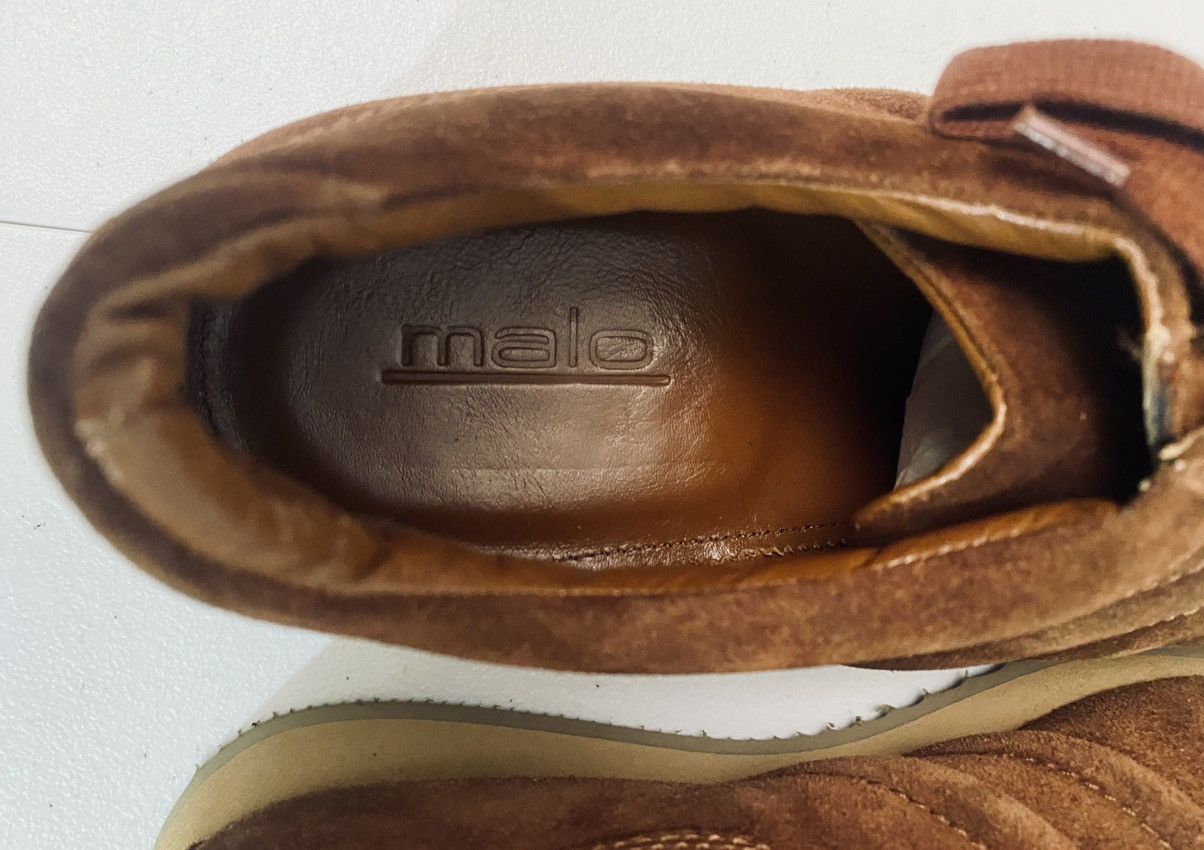 Malo Malo 🇮🇹 Brown French Calfskin Suede Voyager Sneakers 10 NEW Size US 10 / EU 43 - 2 Thumbnail