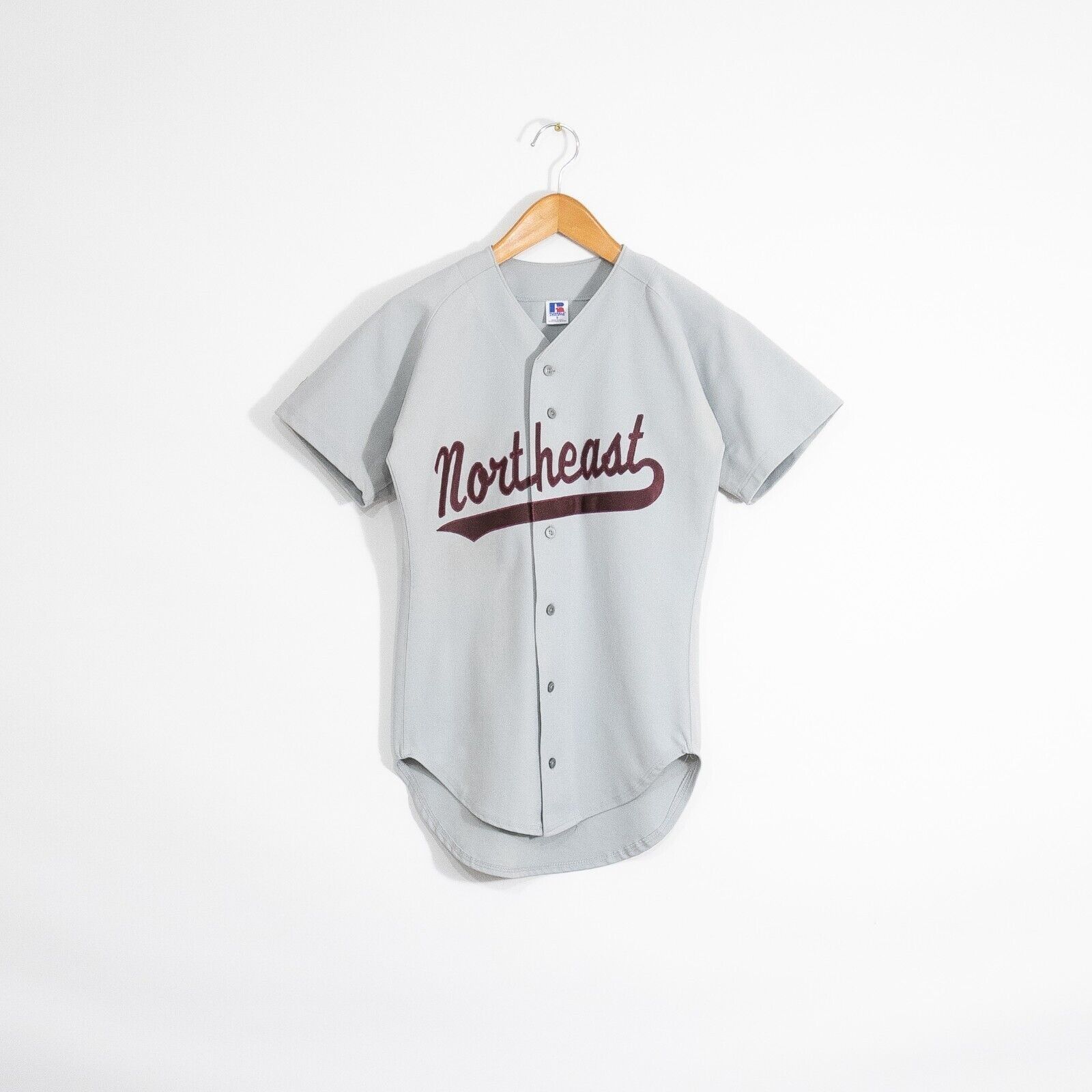 Russell Athletic Vintage 80s Russell Athletic Baseball Jersey S - Collegiate Size US S / EU 44-46 / 1 - 1 Thumbnail