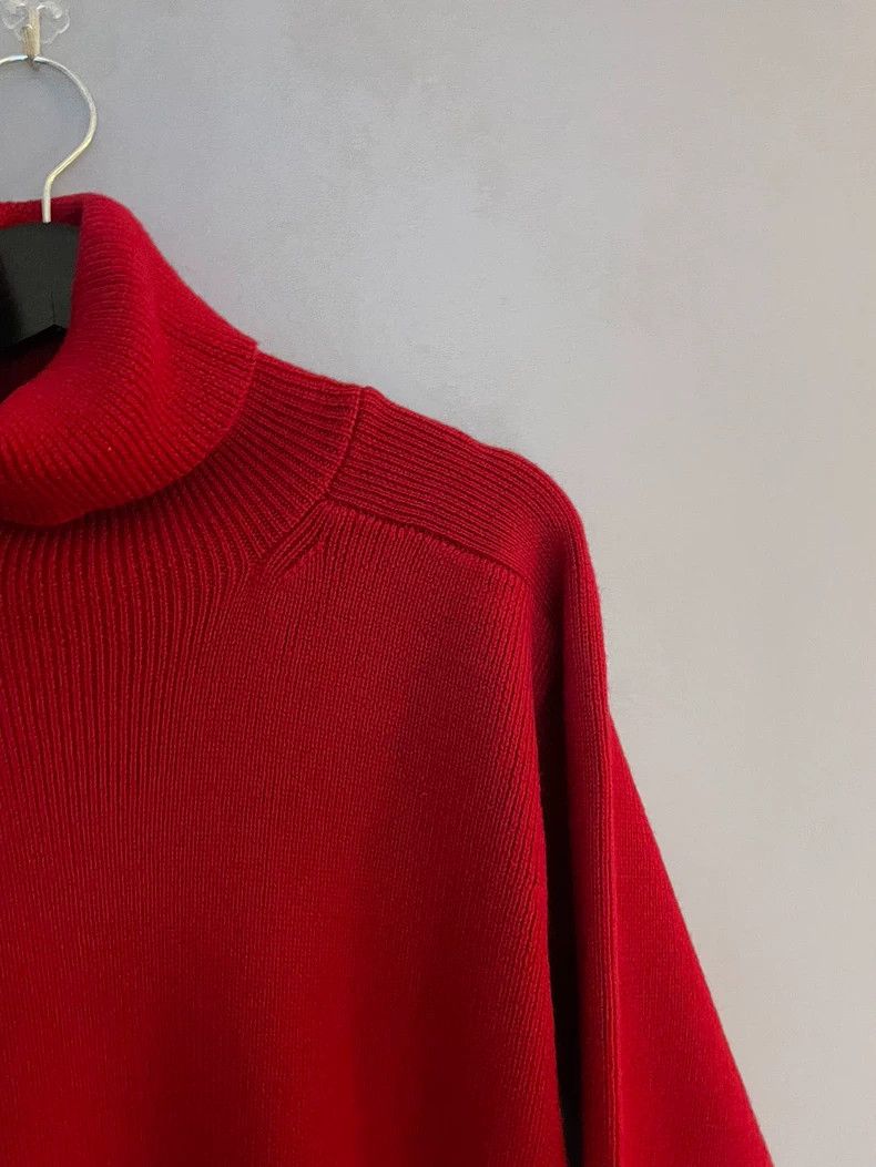 Yohji Yamamoto Yohji Yamamoto 1997 AW Wax Man Gorgeous Turtleneck Sweater Size US M / EU 48-50 / 2 - 2 Thumbnail