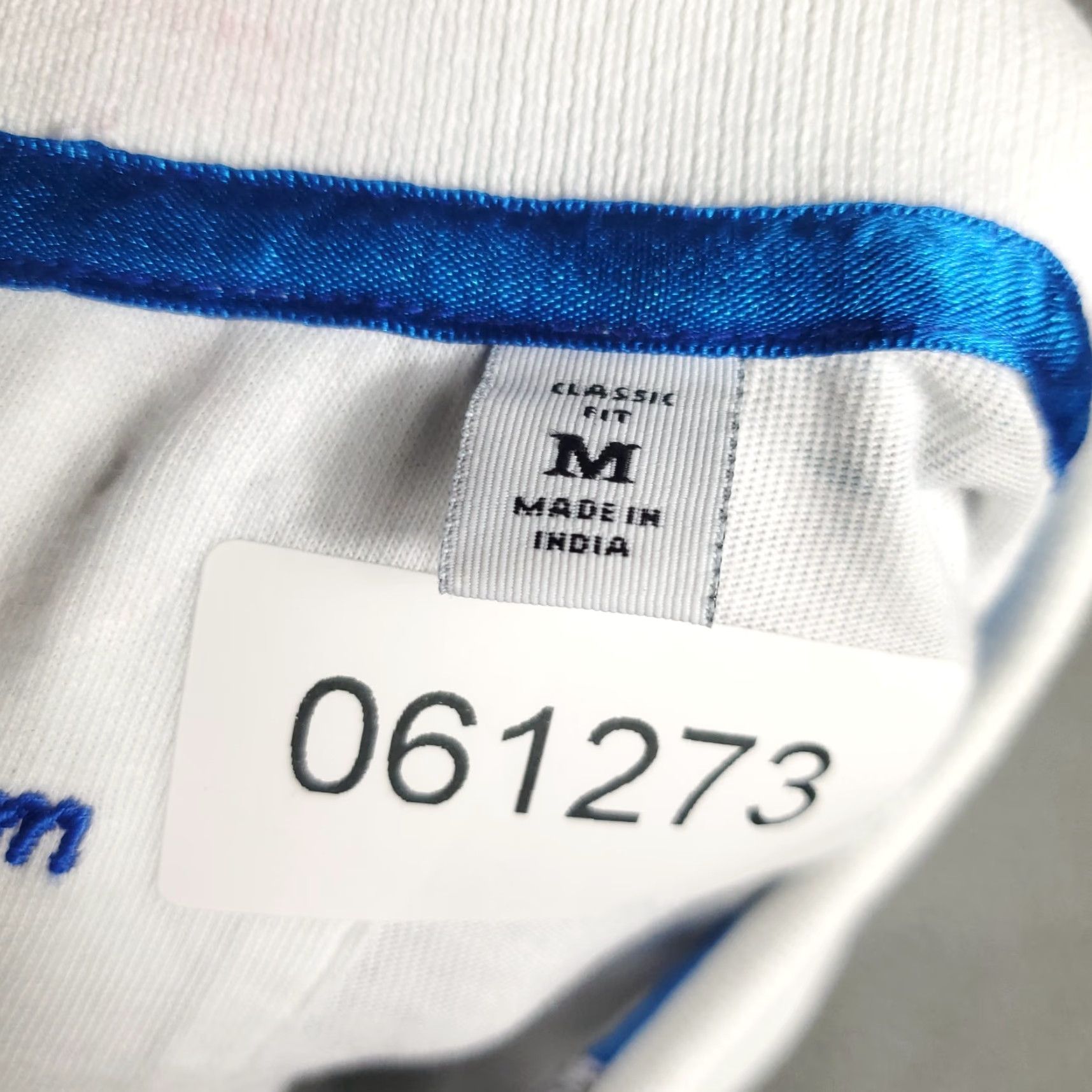 Robert Graham Robert Graham Polo Shirt Men Medium White Blue Abstract Geometric Logo Button-Front Short Sleeve Mens Size US M / EU 48-50 / 2 - 7 Thumbnail