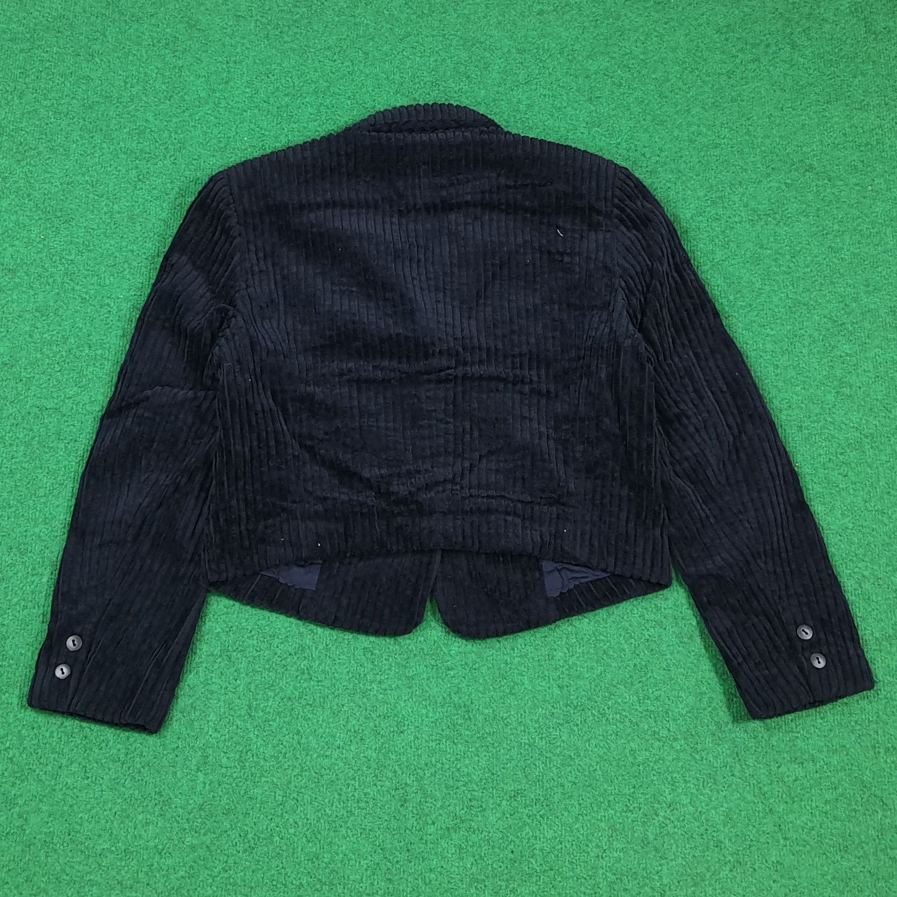 Issey Miyake I.S. Issey Miyake Japan Corduroy Cropped Jacket C303N16 Size M / US 6-8 / IT 42-44 - 3 Thumbnail