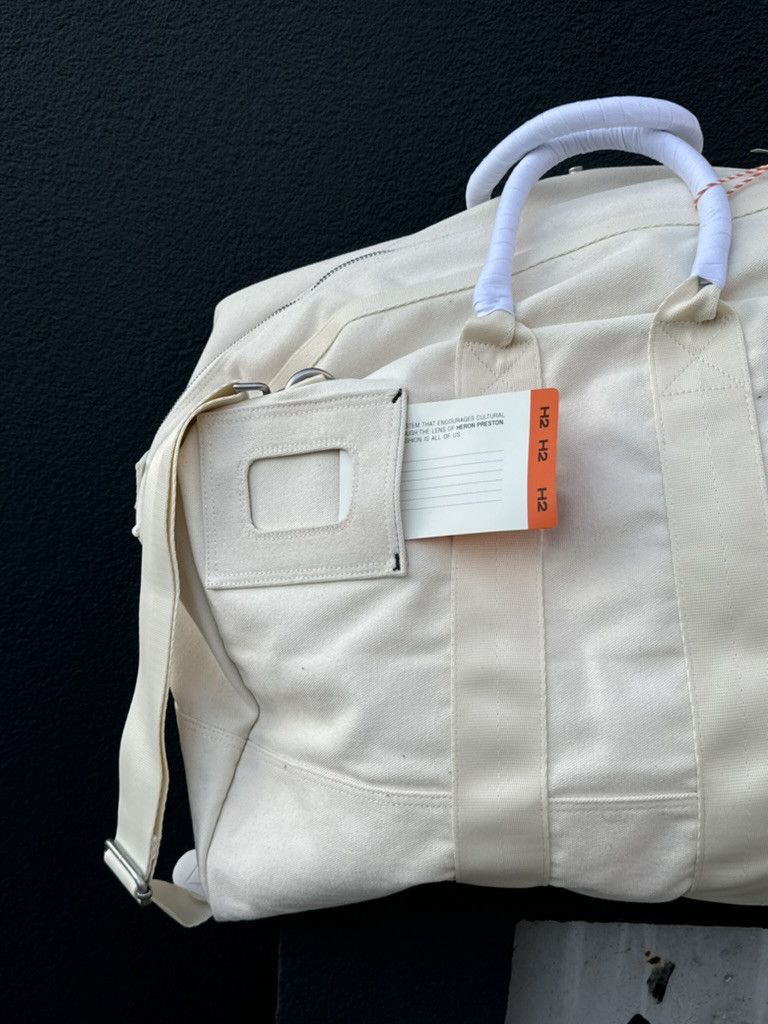 H&M × Heron Preston H&M Heron Preston H2 Collection Canvas Weekend Bag Size ONE SIZE - 14 Thumbnail