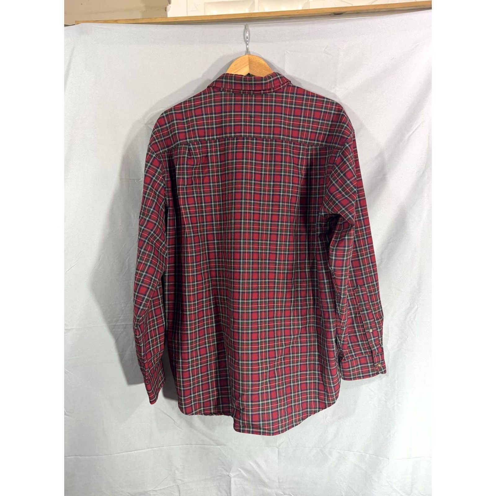 Pendleton VINTAGE Pendleton Shirt Mens XL Red Plaid Button-Down Wool Vintage Style Size US XL / EU 56 / 4 - 2 Thumbnail