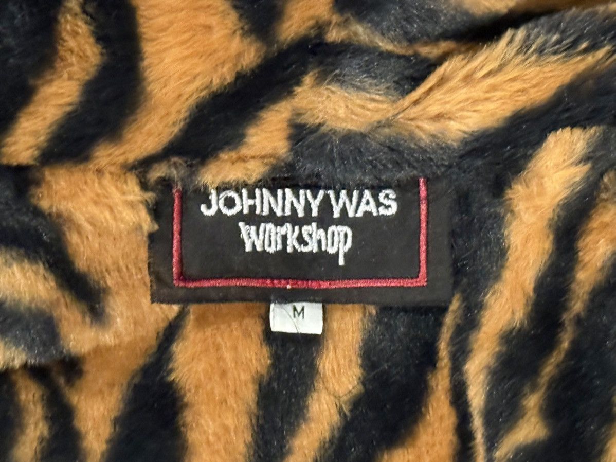 Johnny Was Johnny Was Workshop Faux Fur & Silk Robe Size M / US 6-8 / IT 42-44 - 4 Thumbnail