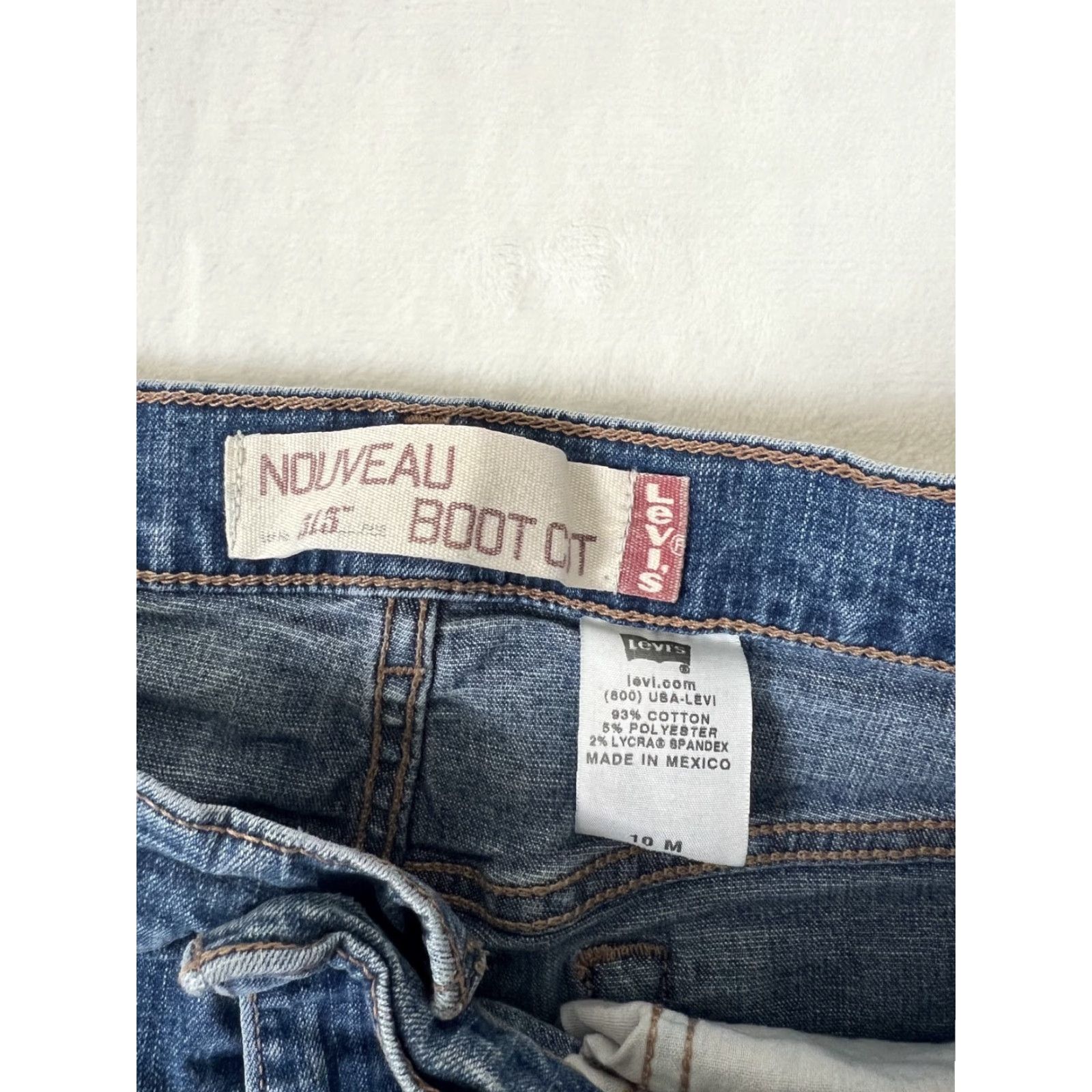 Levi's VINTAGE Levi's 515 Boot Cut Jeans Women's Size 10 M Western Cowboy Y2K Phase 28 Inseam 28 Blue Denim Size 32" / US 10 / IT 46 - 6 Thumbnail