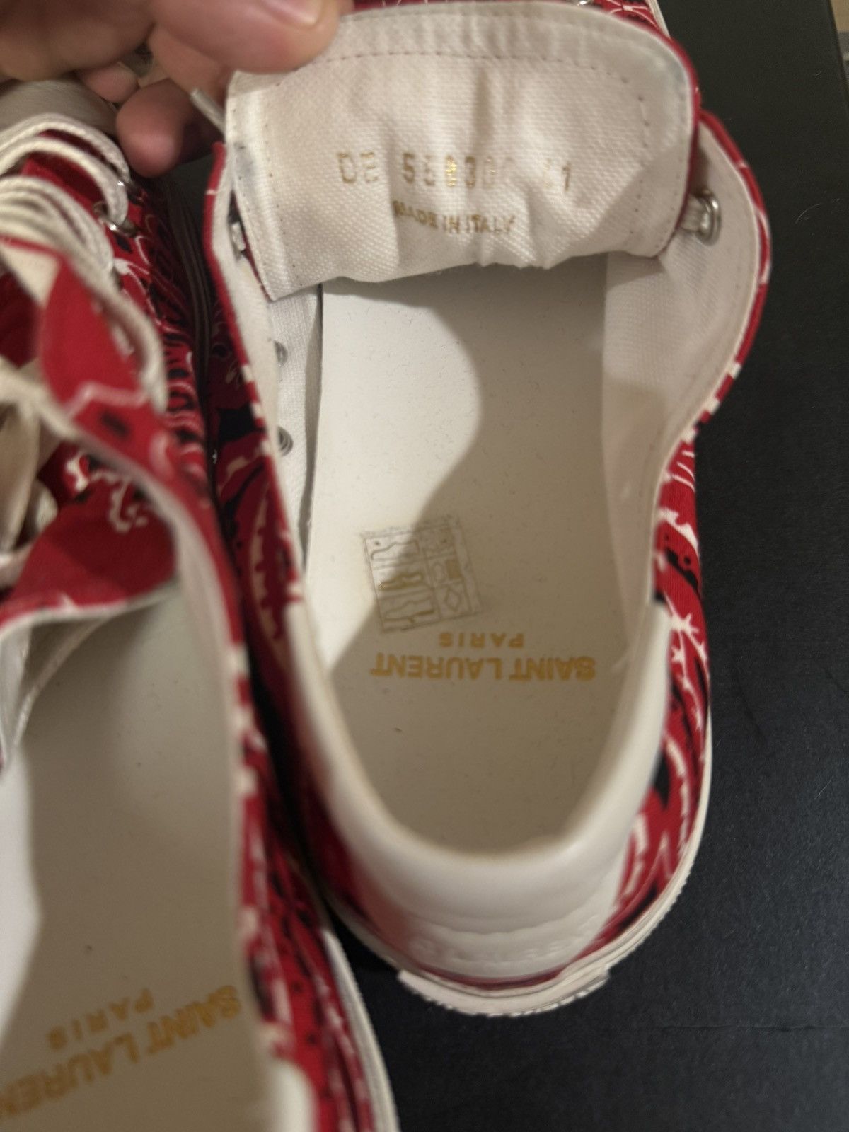 Yves Saint Laurent Saint Laurent Bedford Low Top Sneakers Size US 8 / EU 41 - 10 Thumbnail