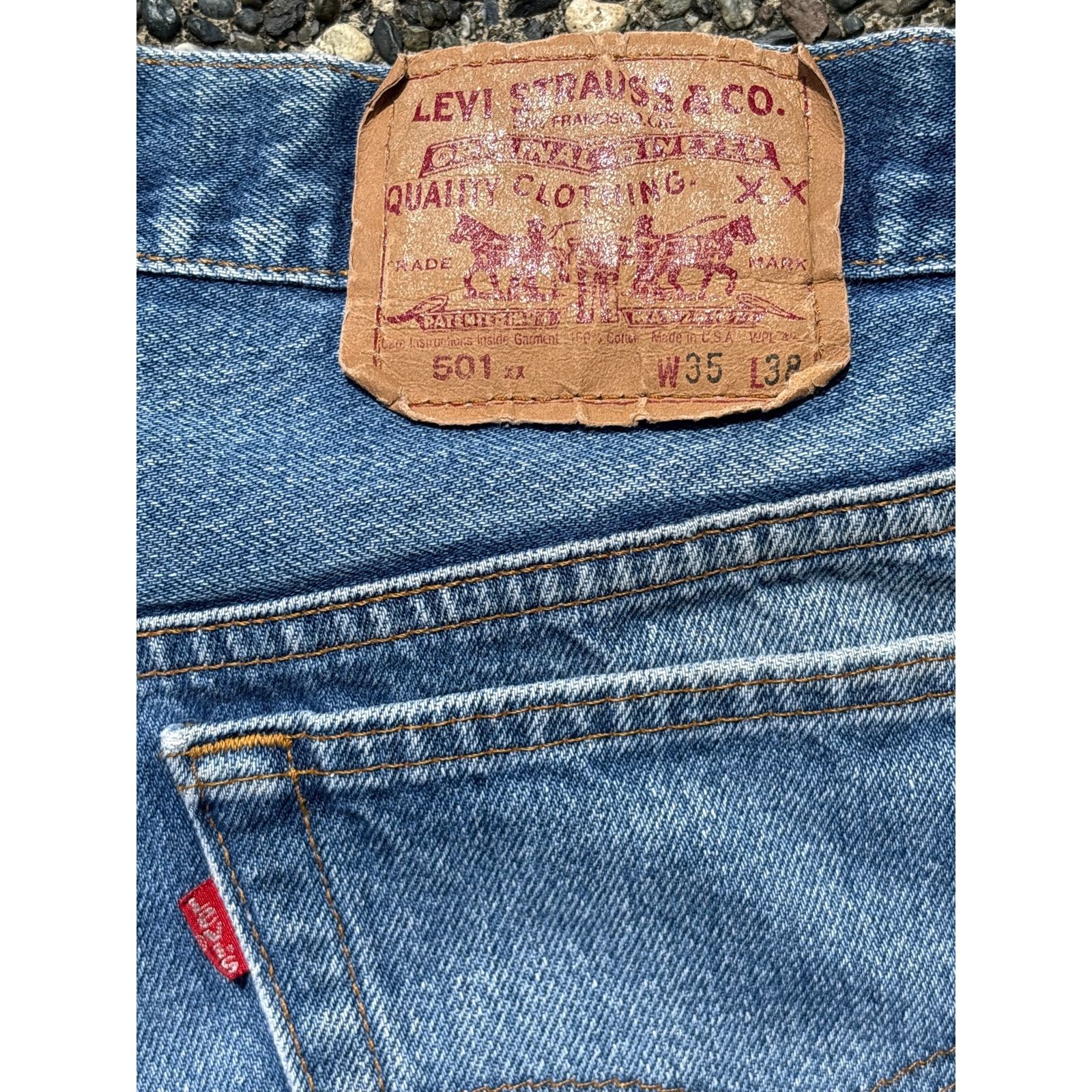Levi's Vintage 91 Levi’s 501 0117 XX button fly 35x38(32x34) USA Size US 32 / EU 48 - 9 Thumbnail