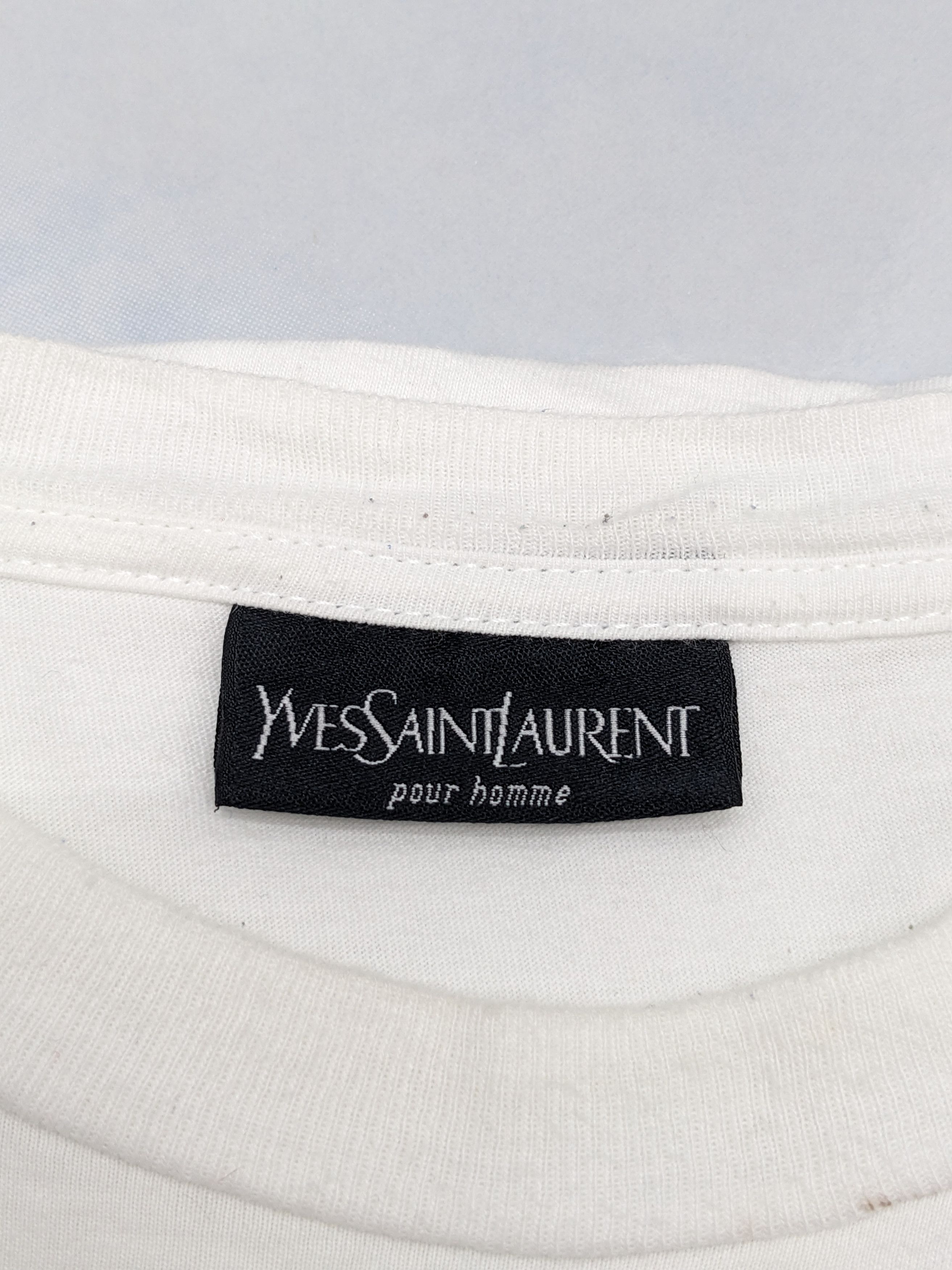 Yves Saint Laurent VINTAGE YVES SAINT LAURENT TSHIRT Size US L / EU 52-54 / 3 - 8 Thumbnail