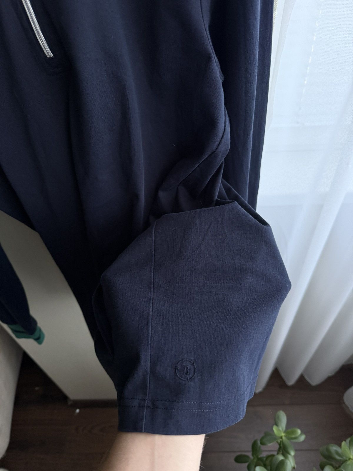 Boggi BOGGI Milano 1/4 Zip Sport Sweatshirt Technology Navy Size M Size US M / EU 48-50 / 2 - 9 Thumbnail