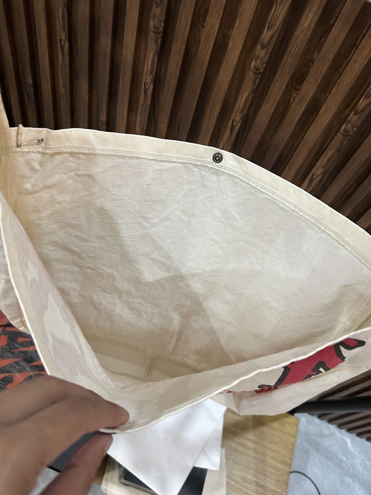 Kapital Kountry Kapital Kountry Cotton twill totebag Size ONE SIZE - 3 Thumbnail