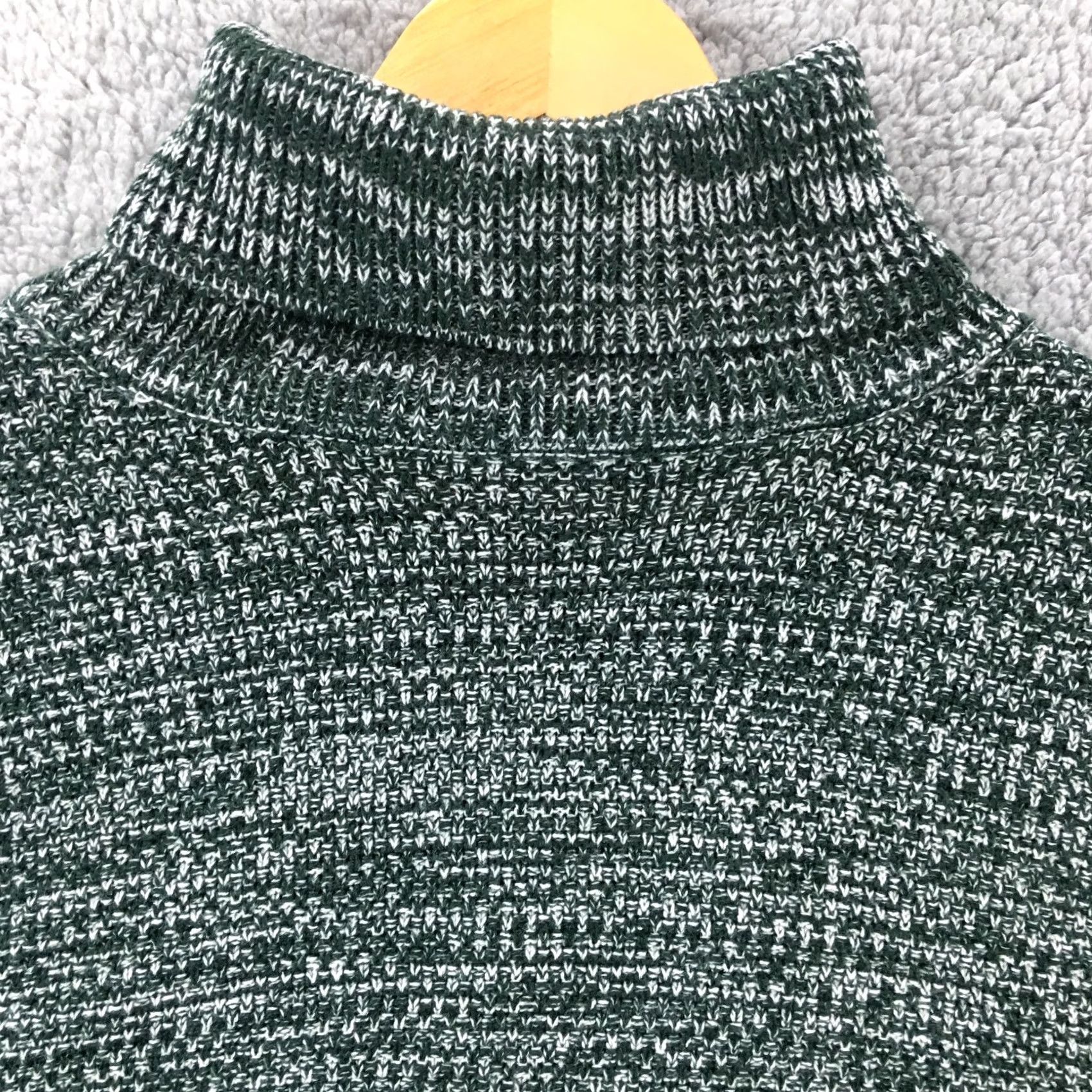 Vintage Zenana Cable Knit Sweater Womens 2X Gray Turtleneck Pullover Long Sleeve Casual Size XXL / US 16-18 / IT 52-54 - 2 Thumbnail