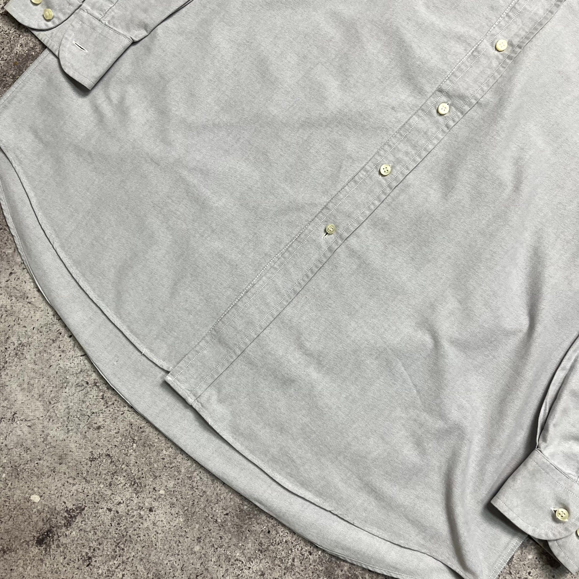 Etro ETRO Button Down Mens Long Sleeve Gray Shirt Size XL Size US XL / EU 56 / 4 - 2 Thumbnail
