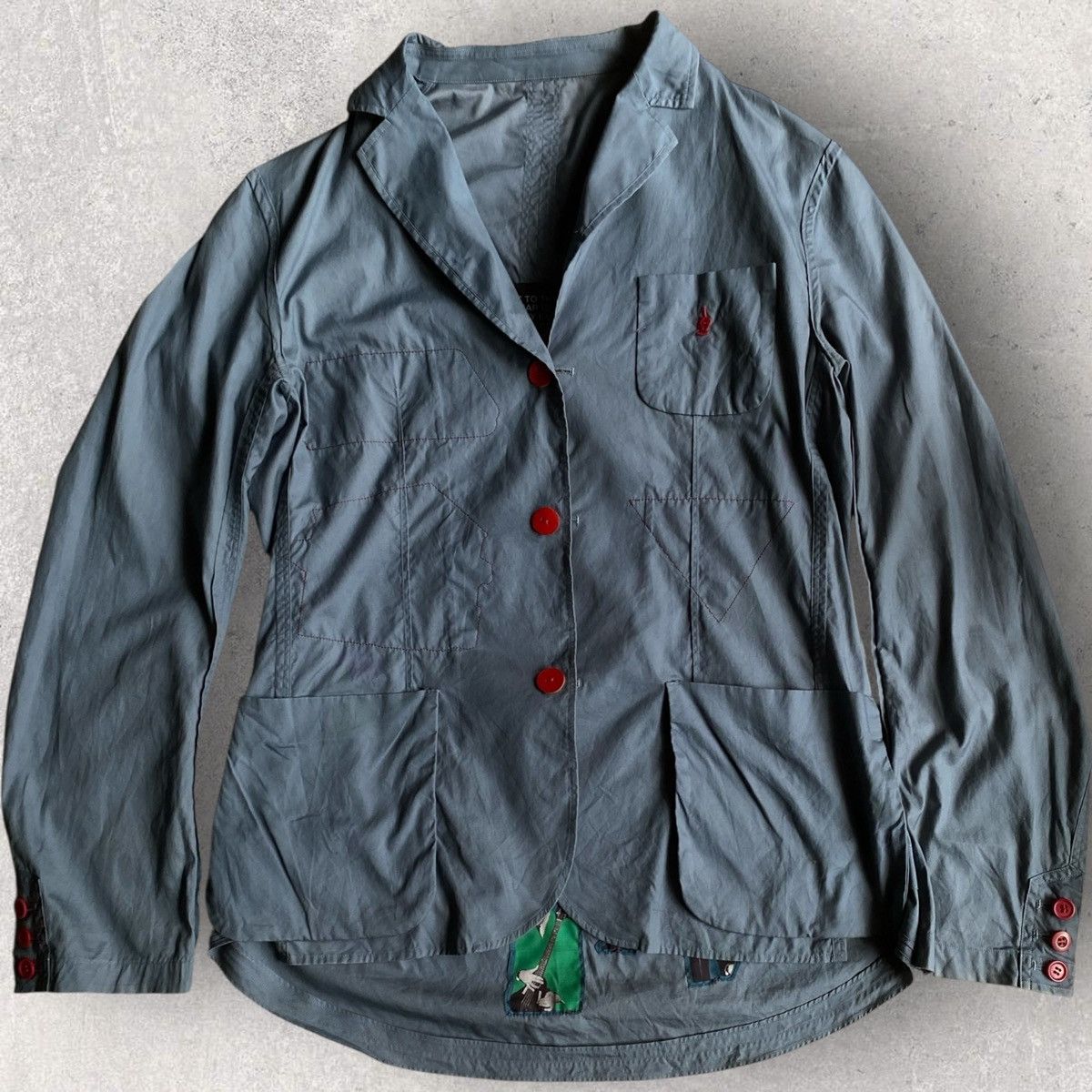 Undercover SS13 “Talking Heads” Reversible Patches Blazer Size US M / EU 48-50 / 2 - 5 Thumbnail