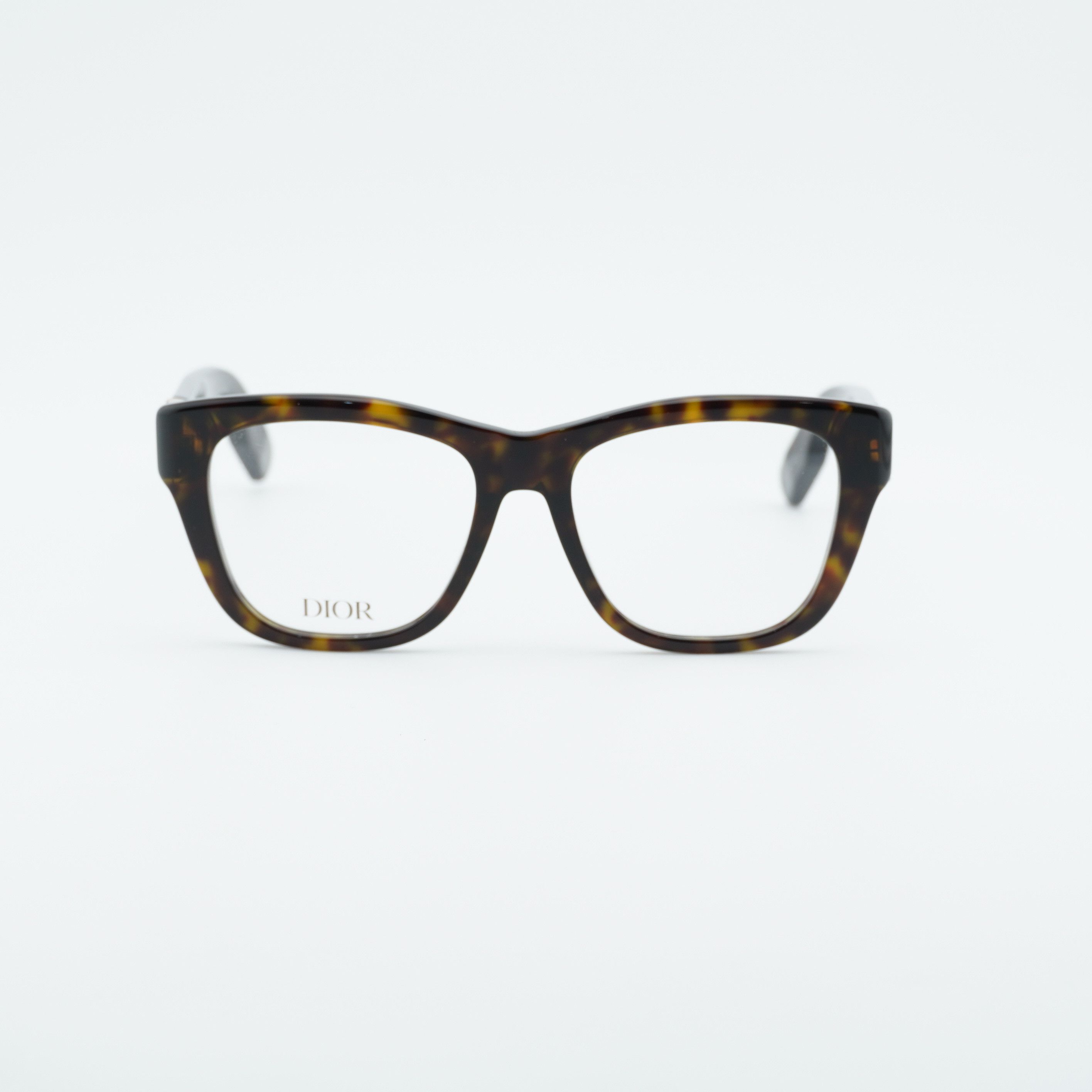 Dior Dior LADY 95.22O S1I 2000 Eyeglasses Havana 53mm Square Fram Size ONE SIZE - 3 Thumbnail