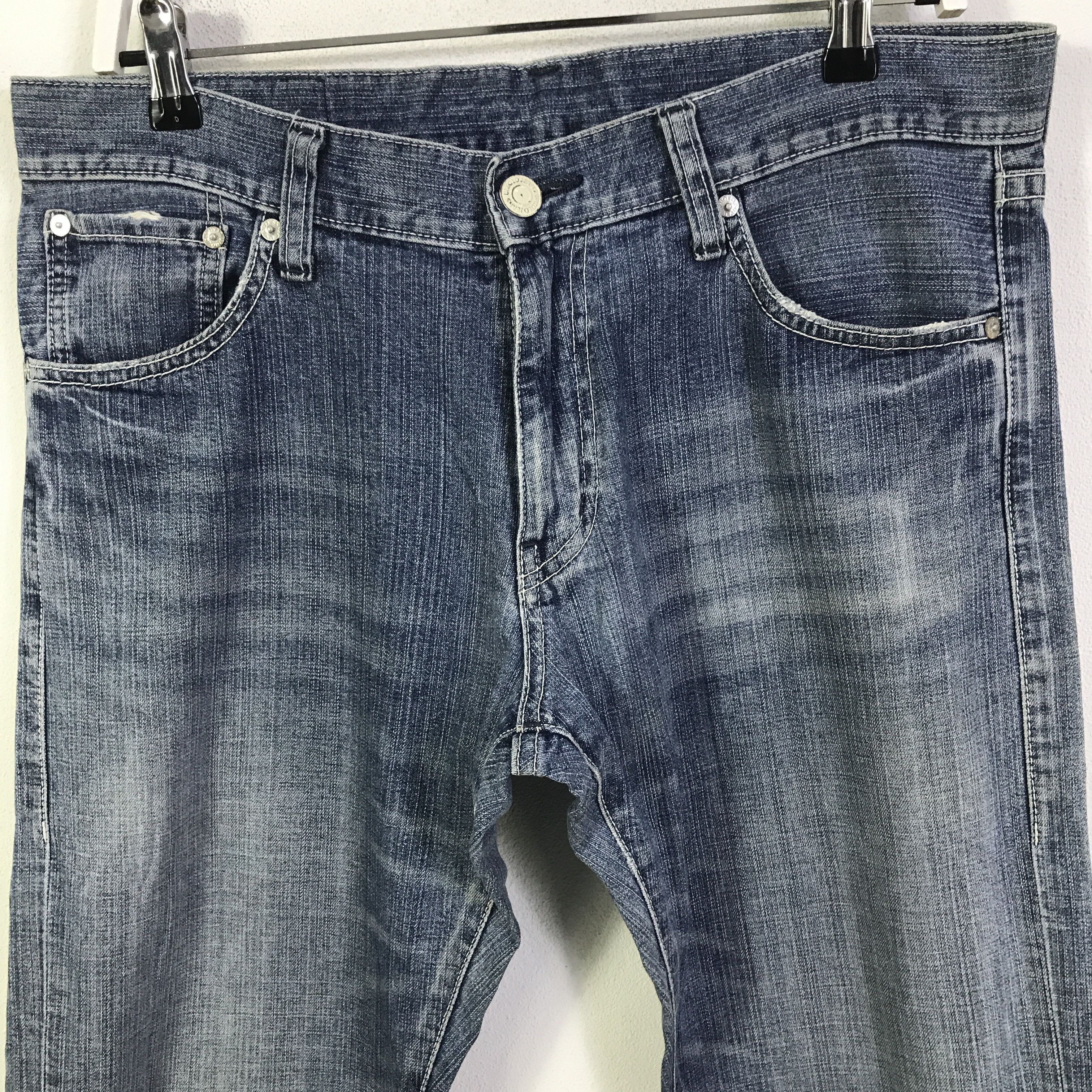 Uniqlo japanese uniqlo denim denim jeans K118B21 Size US 32 / EU 48 - 2 Thumbnail