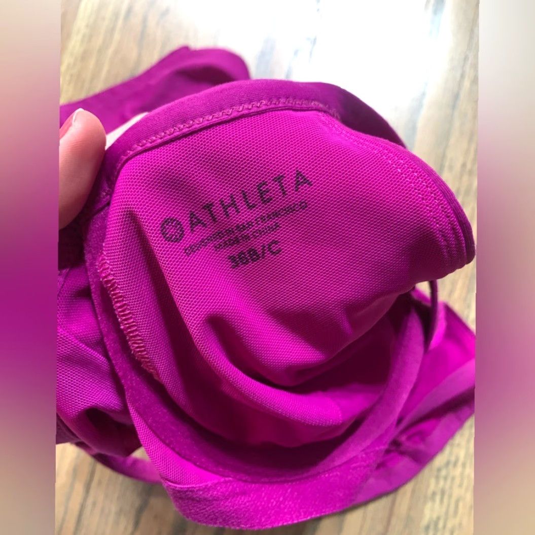 Athleta Athleta Swimsuit Set Tankini Top Bottoms 36B/C Medium Purple Women M Cover Up Size M / US 6-8 / IT 42-44 - 7 Thumbnail