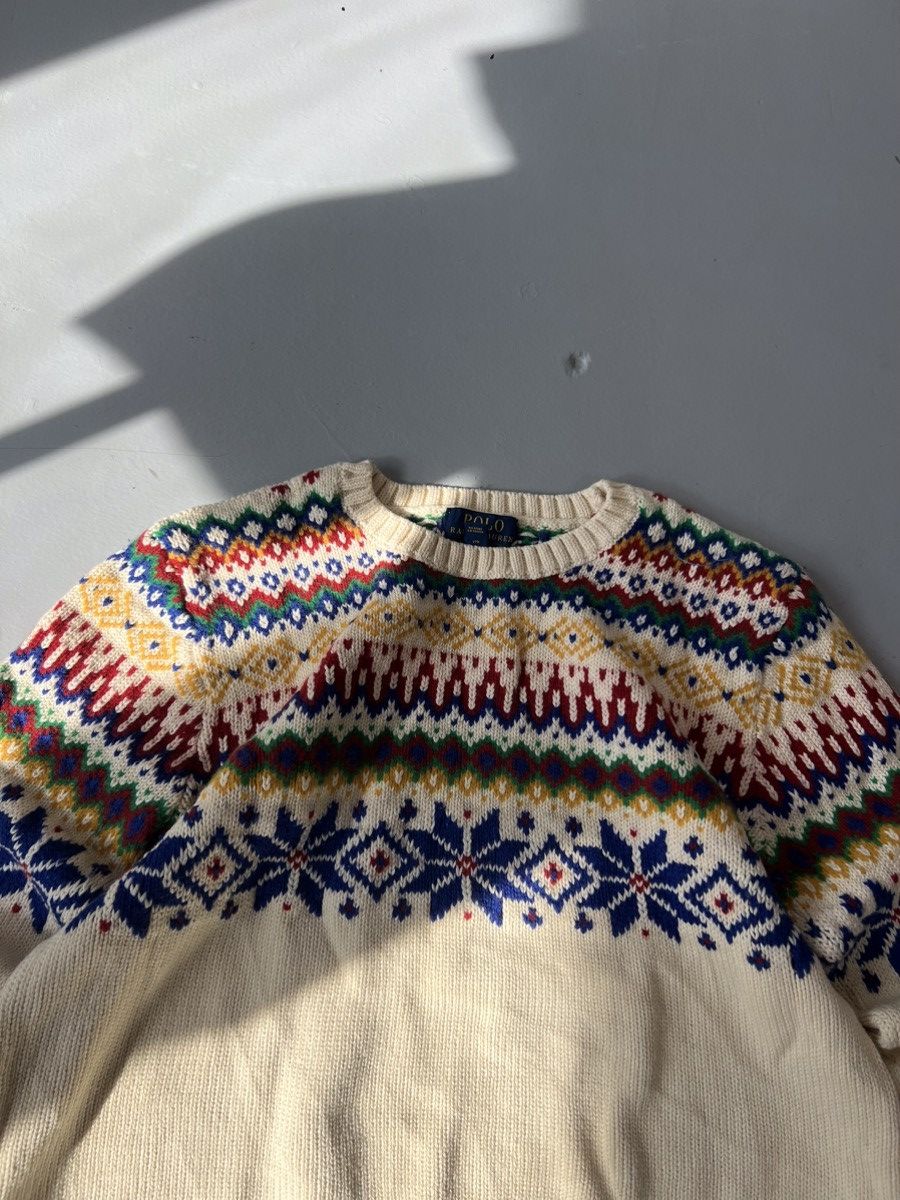 Polo Ralph Lauren Vintage polo Ralph Lauren knit sweater (kids) Size US XXS / EU 40 - 3 Thumbnail