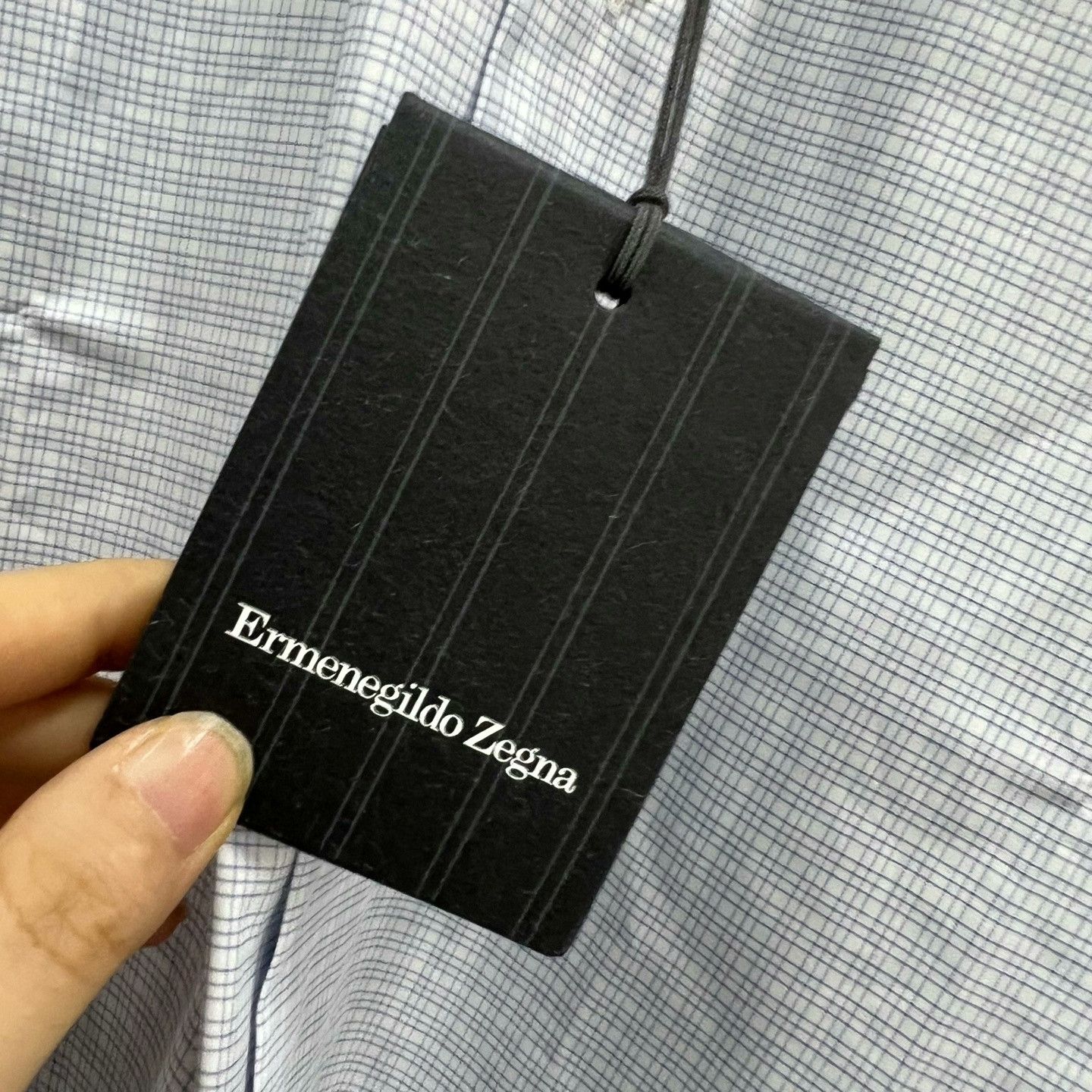 Ermenegildo Zegna Zegna Check Short Sleeve Shirt Size US XS / EU 42 / 0 - 3 Thumbnail