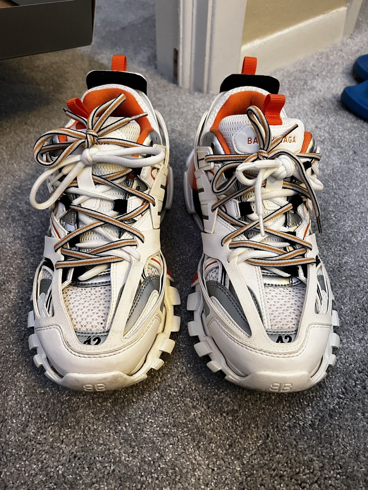 Balenciaga Balenciaga Track Orange/White Size US 9 / EU 42 - 1 Thumbnail